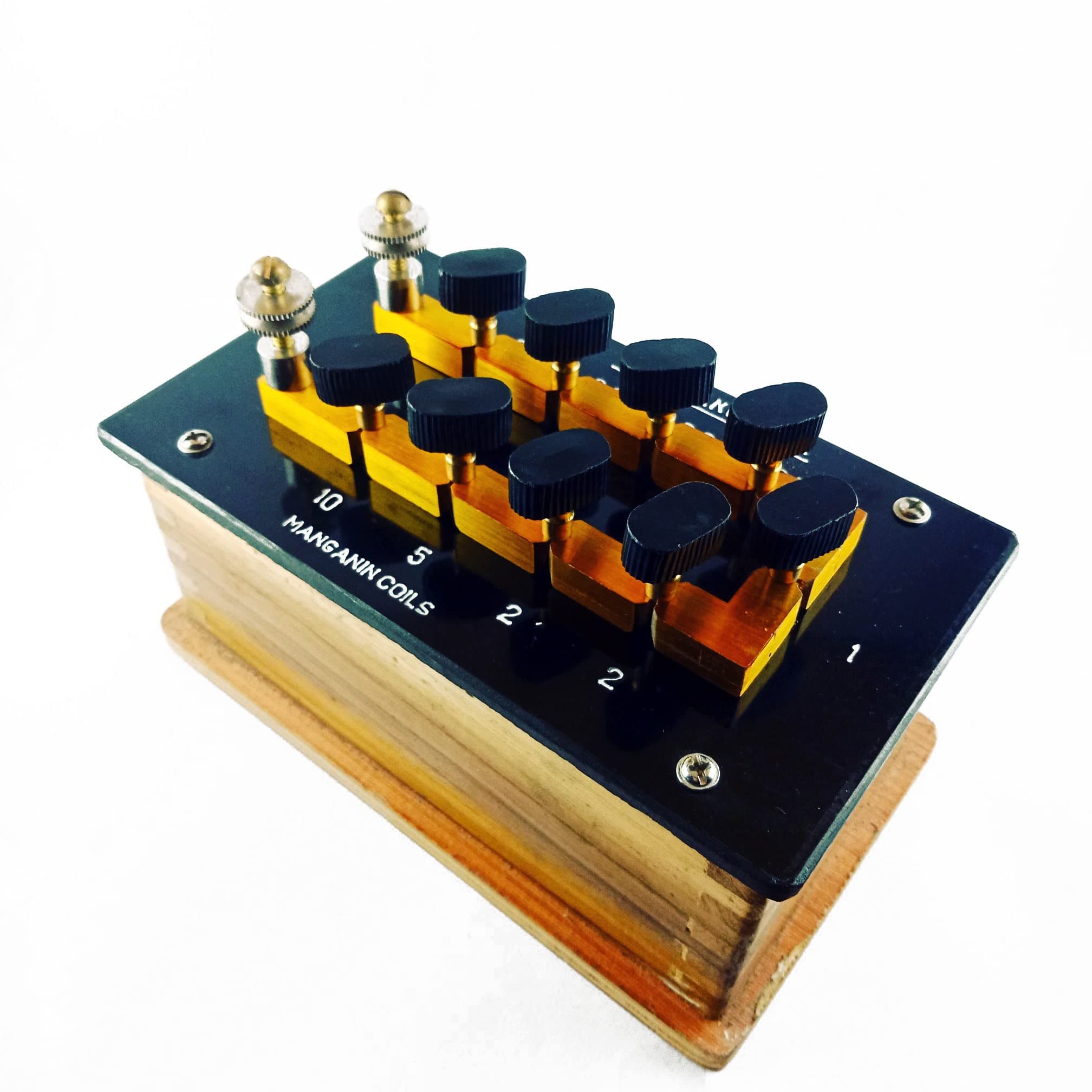 WITEG Resistance Box Plug Type || Range Between 1 to 10 Ohm || Resistance Box for Physics and Electronic Lab