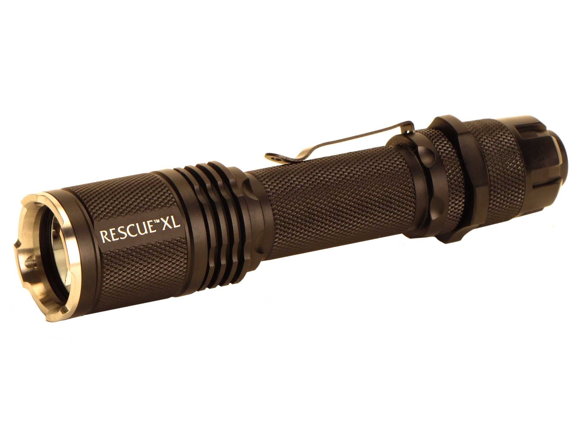 Phoebus Tactical Rescue XL LED Flashlight with Strobe, Black