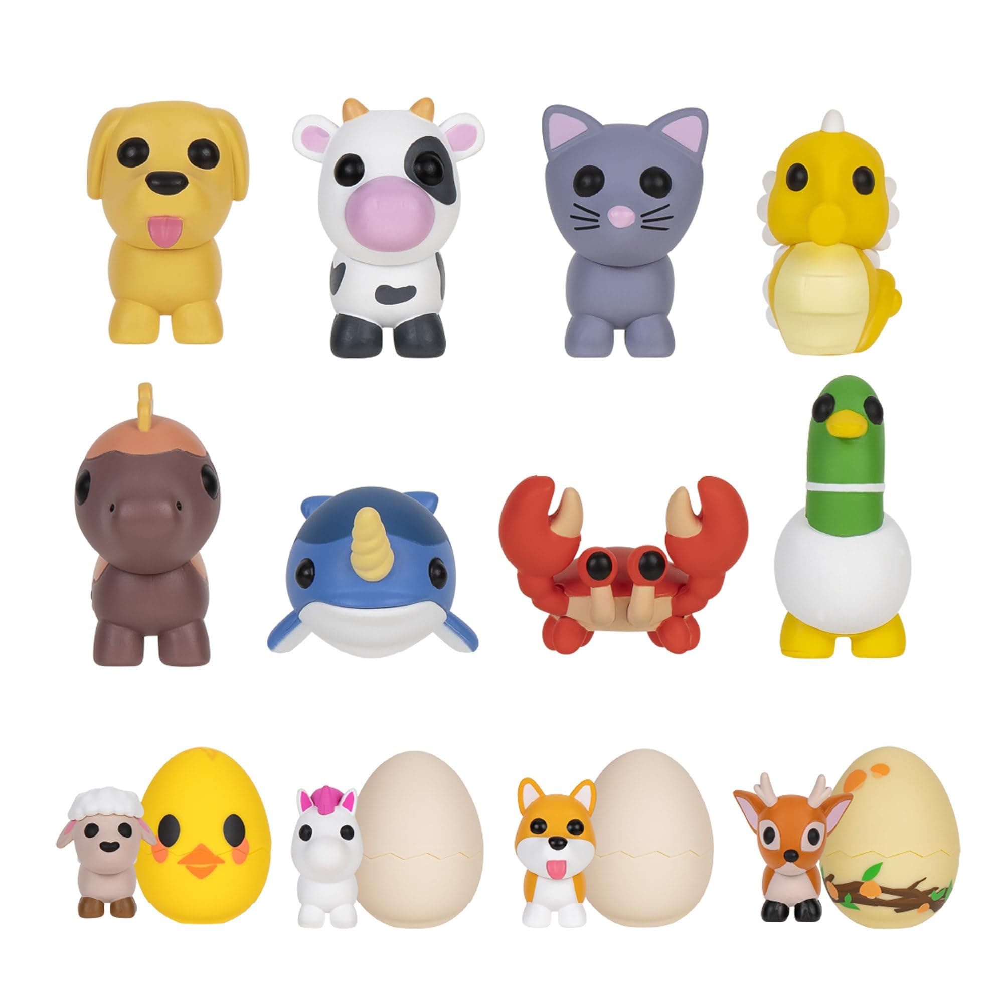 Adopt Me! Pets 10 Figure Multipack Mystery Pets Series 1-10 Styles - Top Online Game - Fun Collectible Toys for Kids Featuring Your favourite Pets, Ages 6+