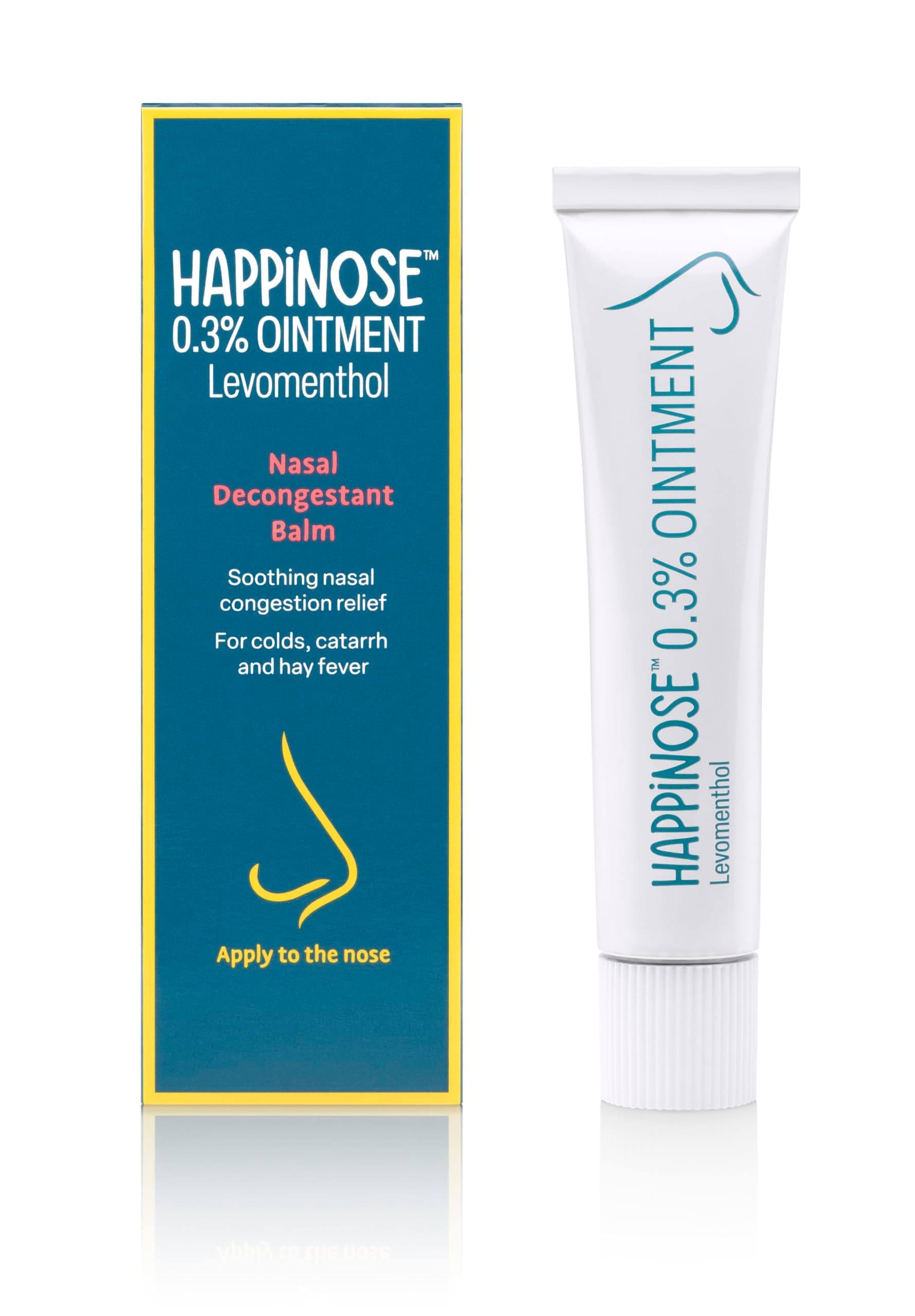 Balm Nasal Decongestant Balm with Essential Oils for Colds, Catarrh and Hay Fever, 14g (Packaging May Vary)