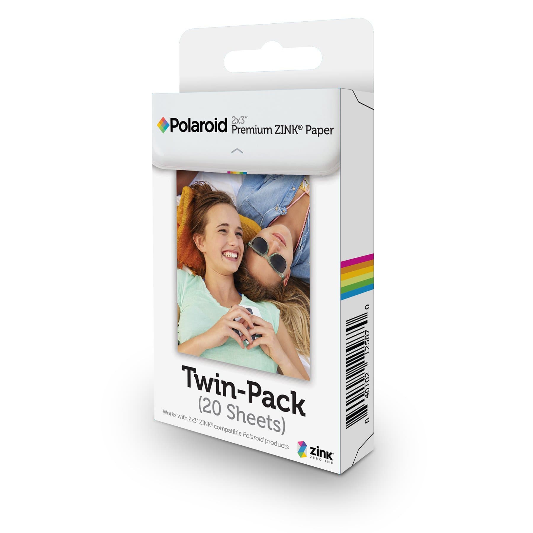 Polaroid POLZ2X320 2 x 3 inch Premium Zink Photo Paper Twin Pack (20 Sheets) Film