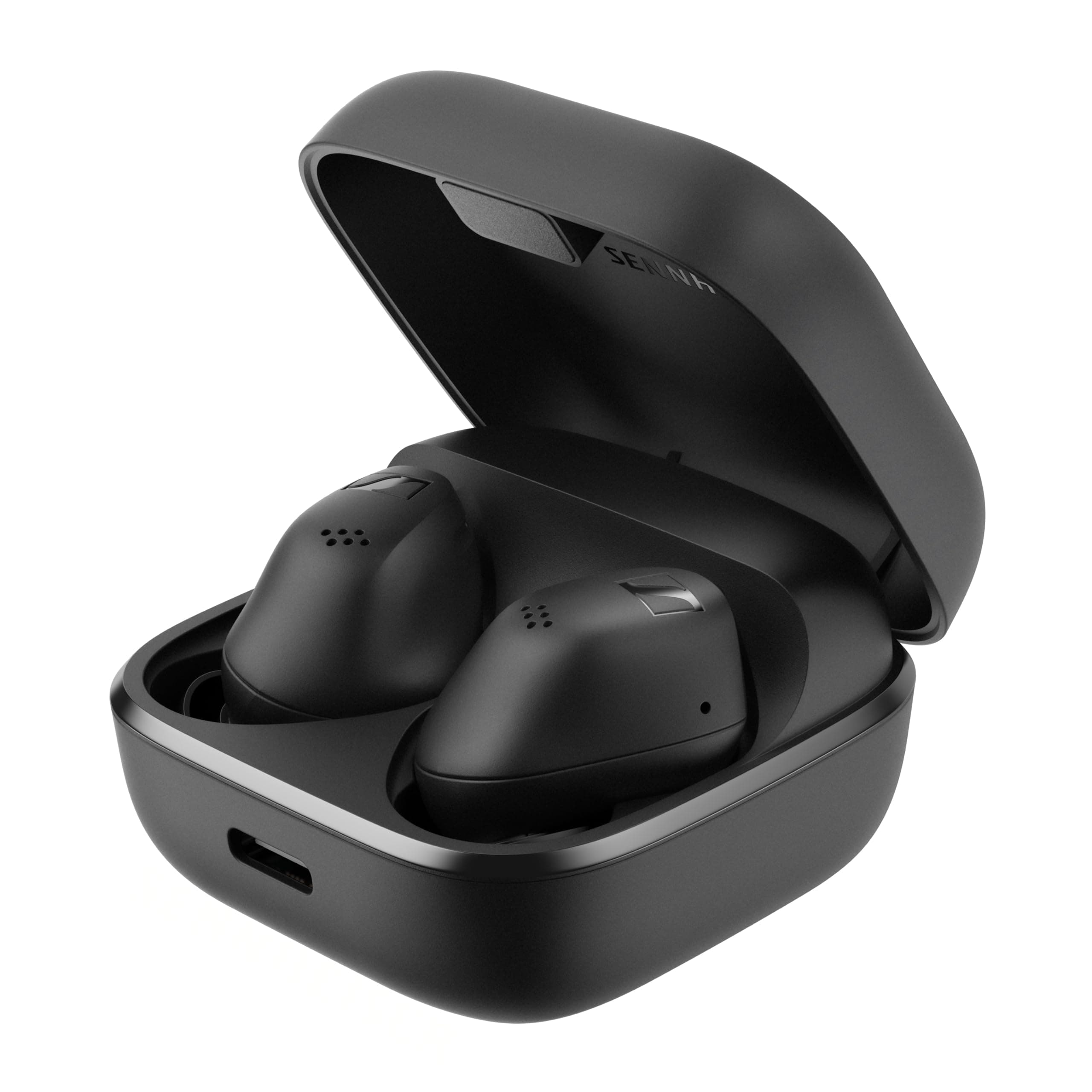 ACCENTUM True Wireless Earbuds - Crystal-Clear Sound with Hybrid ANC, Ergonomic Design, 28-Hour Battery Life, Touch Interface and Dual Mic Call Quality - Black