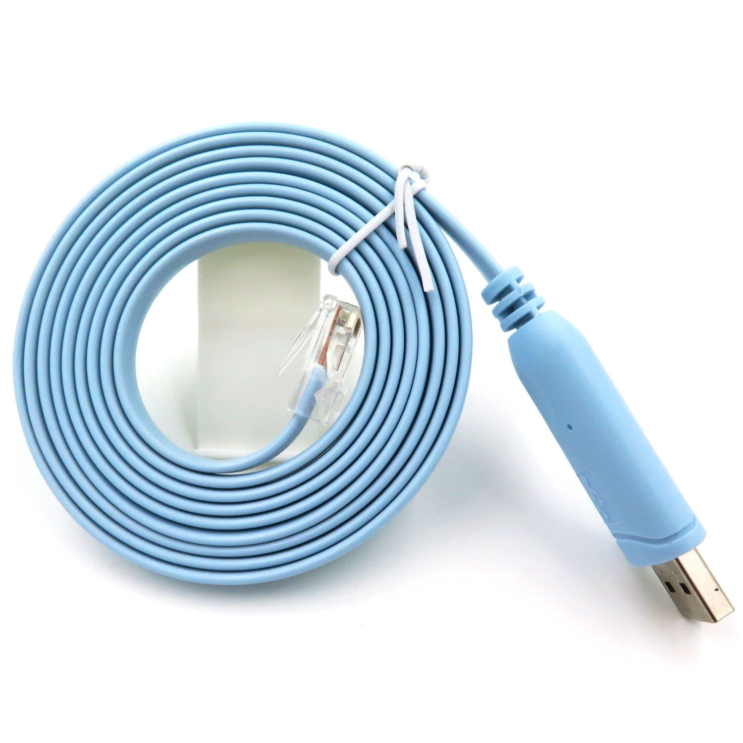 EDIMS FTDI USB to Serial Console Cable for Cisco USB Console Cable USB to RJ45 RS232 DB9 to RJ45 Cable Replacement FTDI Adapter 6FT