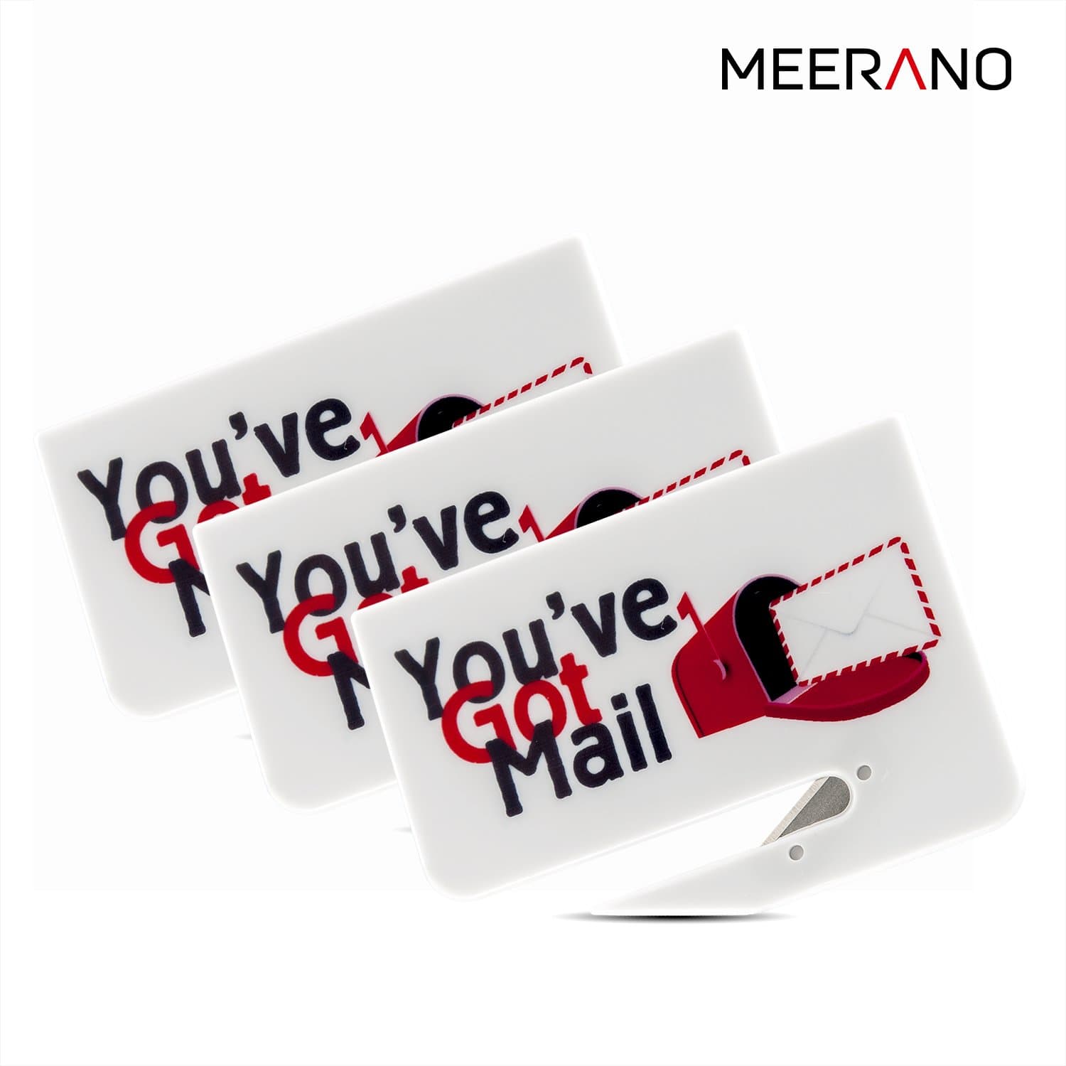 Letter Opener 3 pack, Razor Blade Paper Knife, Envelope Slitter Set