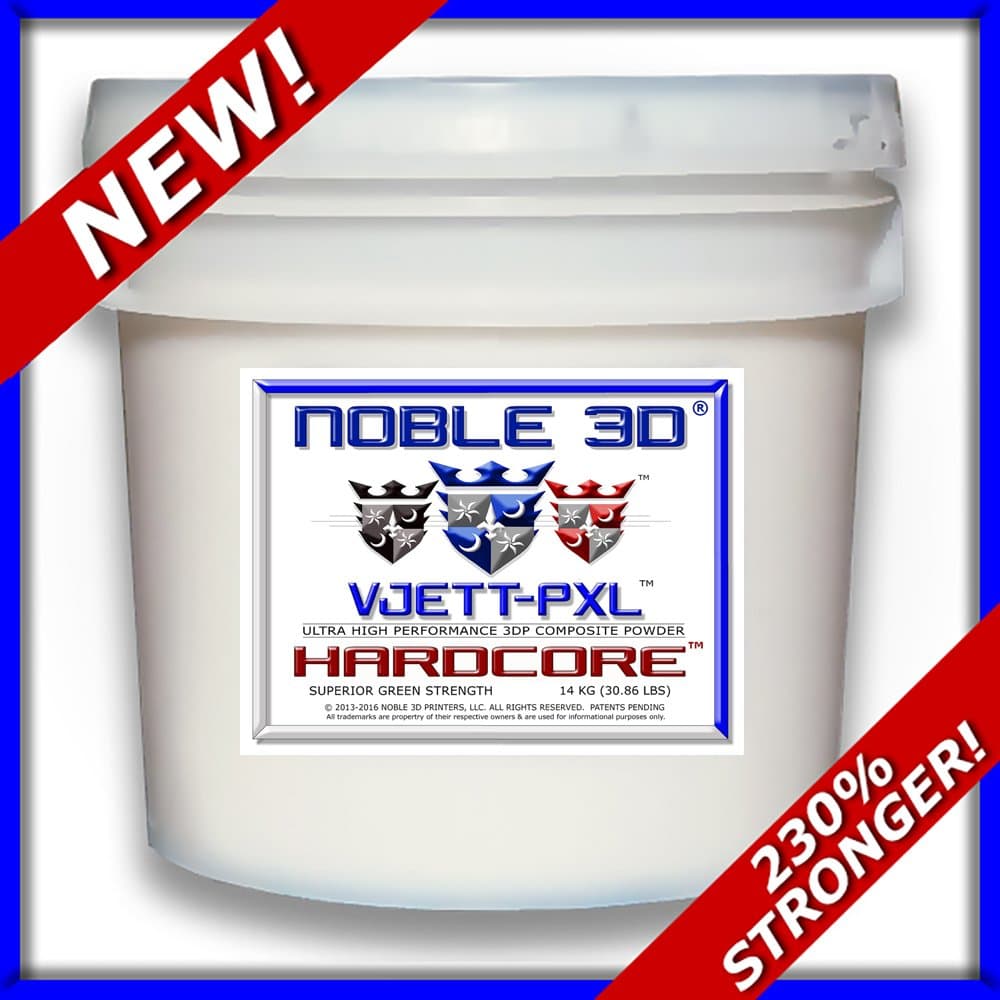 Noble 3D Printer Powder Plaster Composite – 30 lbs – Zcorp Compatible