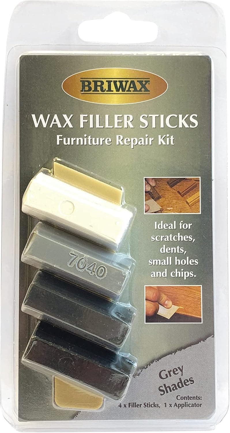 Filler Sticks Grey – Quick Wood Repair for Scratches, Cracks & Nail Holes | Assorted Shades