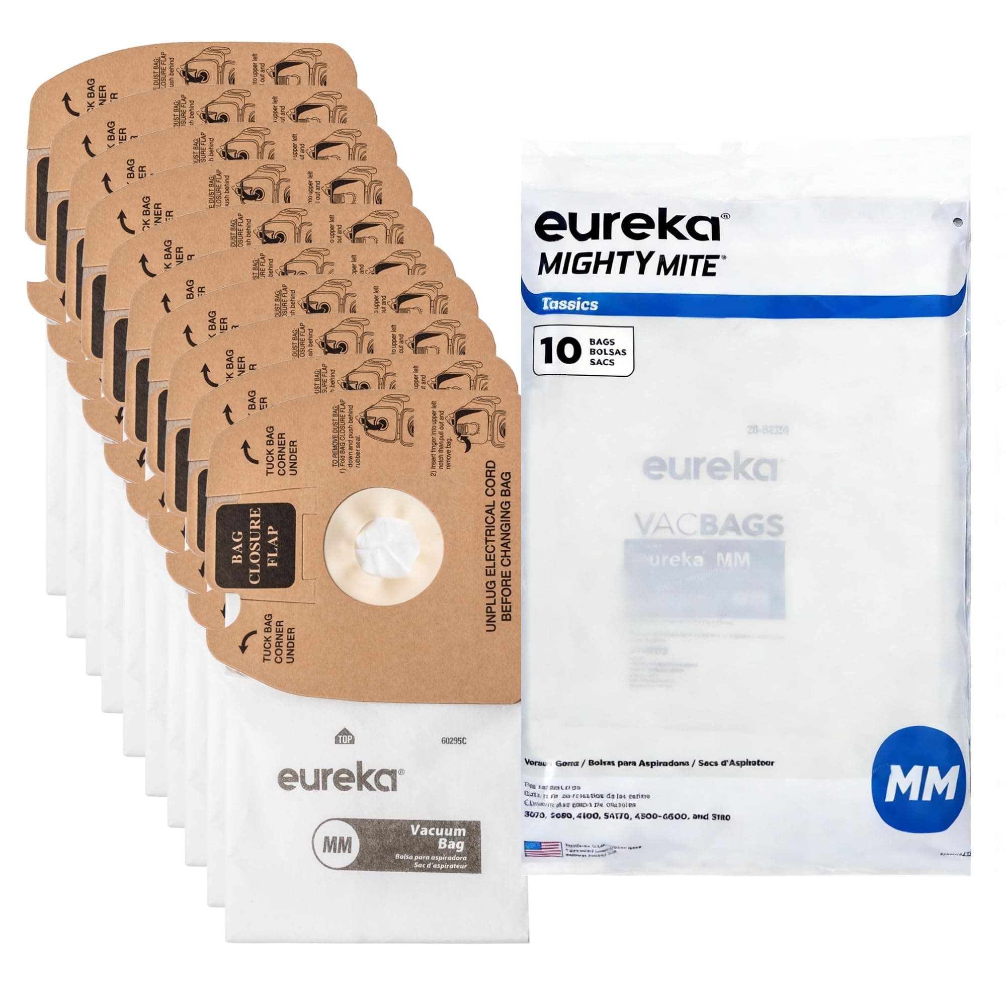 Canister Bags 60297A Applicable to 3670G Canister Vacuum - 10 Count