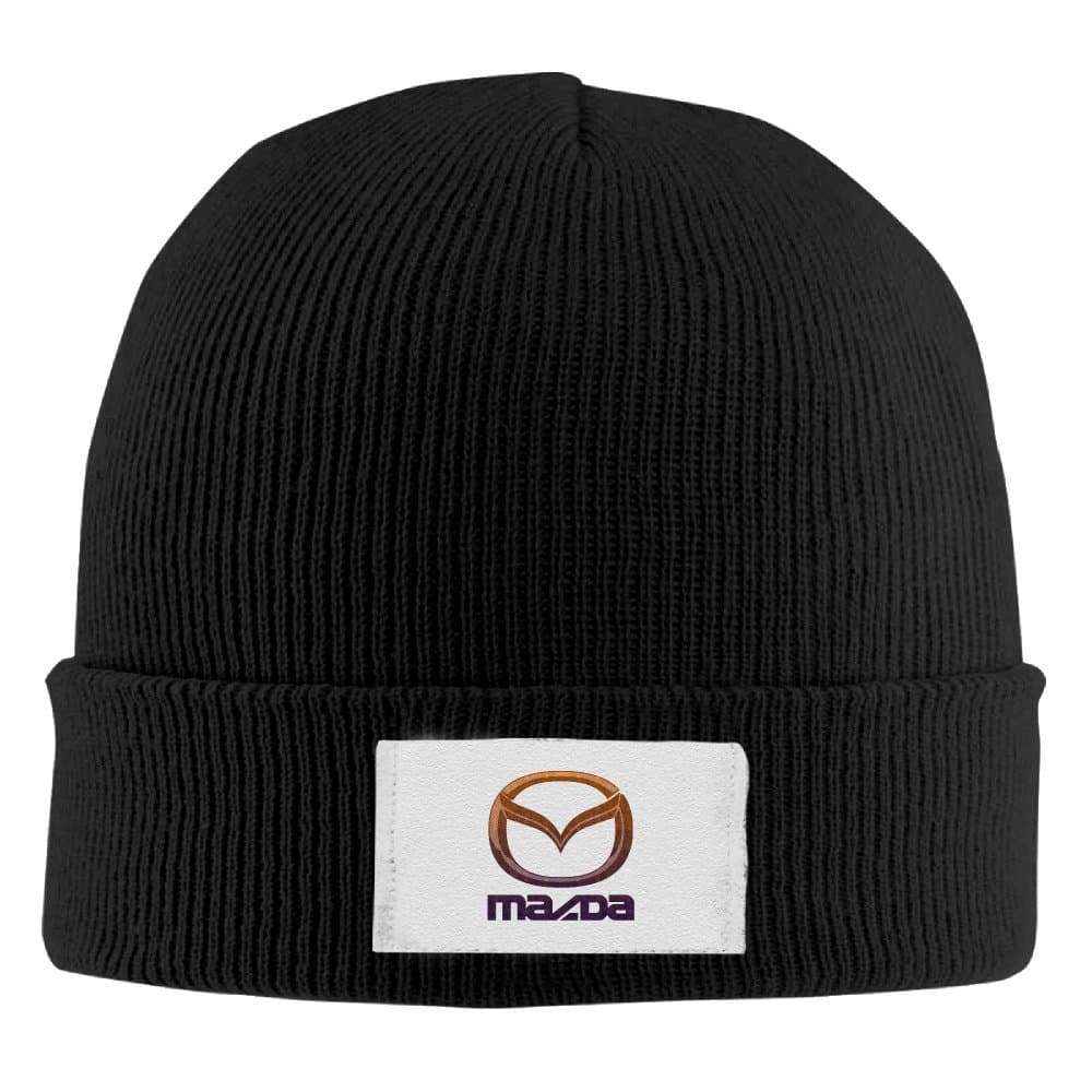 Mazda Logo Soft Skull Hat Beanies Cap Black