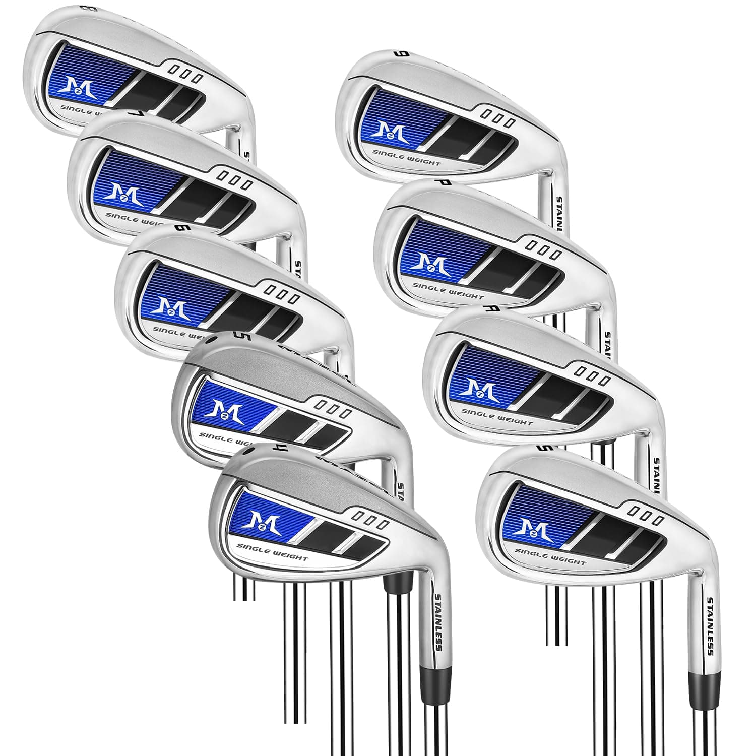 Single Length Golf Club Irons Set for Men & Women,Right Handed