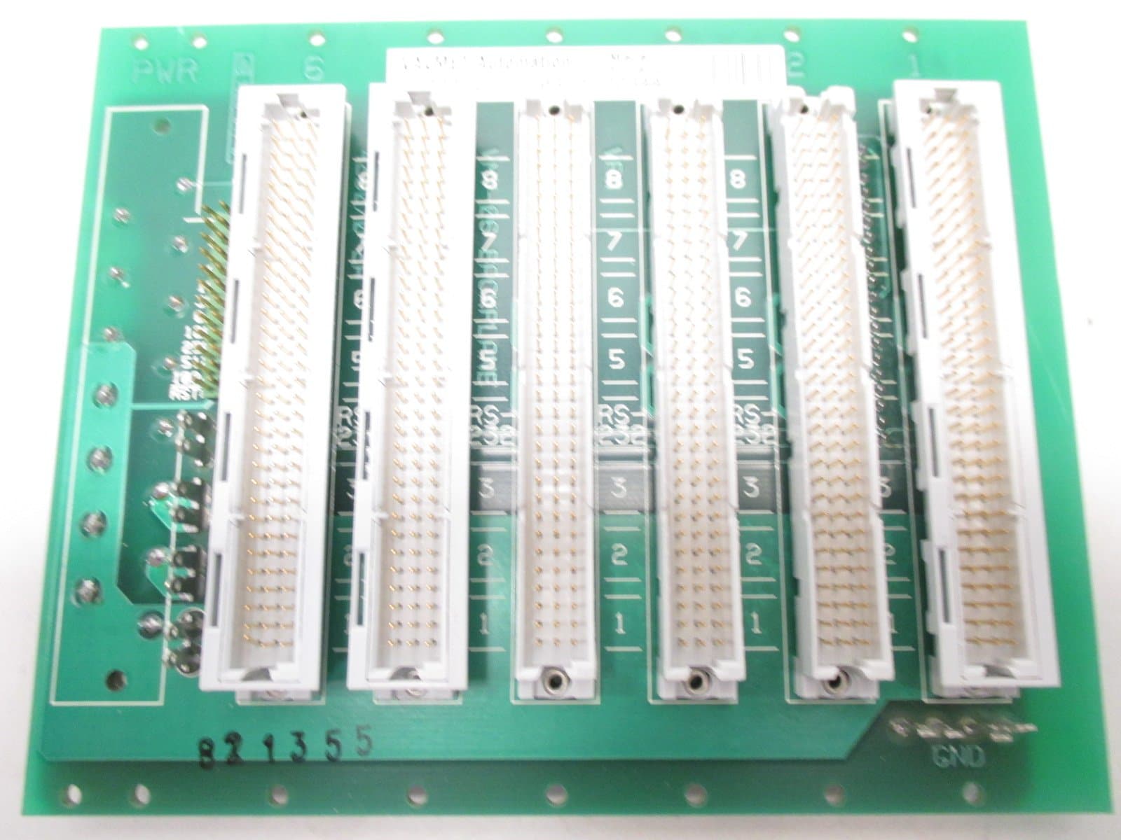 NEW VALMET S420071 VMV-06 BACKPLANE 6 SLOT MODULE PCB CIRCUIT BOARD D497767