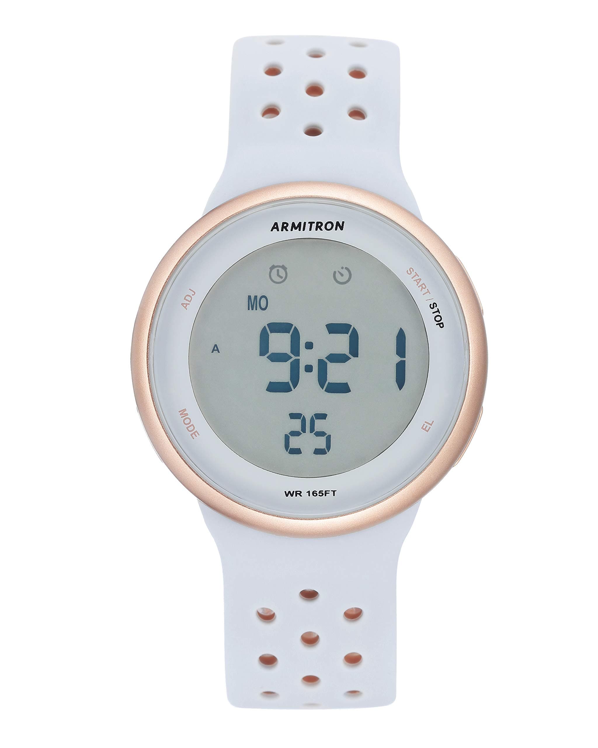 Armitron Sport Unisex Digital Chronograph Silicone Strap Watch, 40/8423