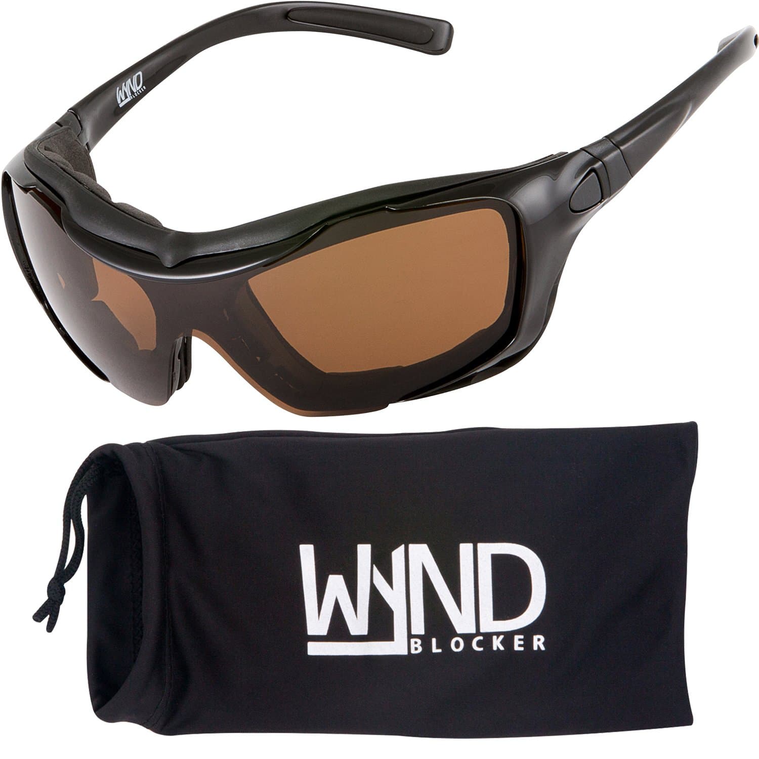 WYND Blocker Polarized Large Motorcycle Riding Sunglasses Sports Wrap Glasses