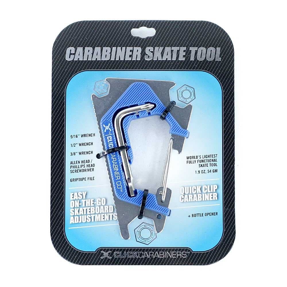 Sk8ology Carabiner Skate Tool 2.0 Blue Silver