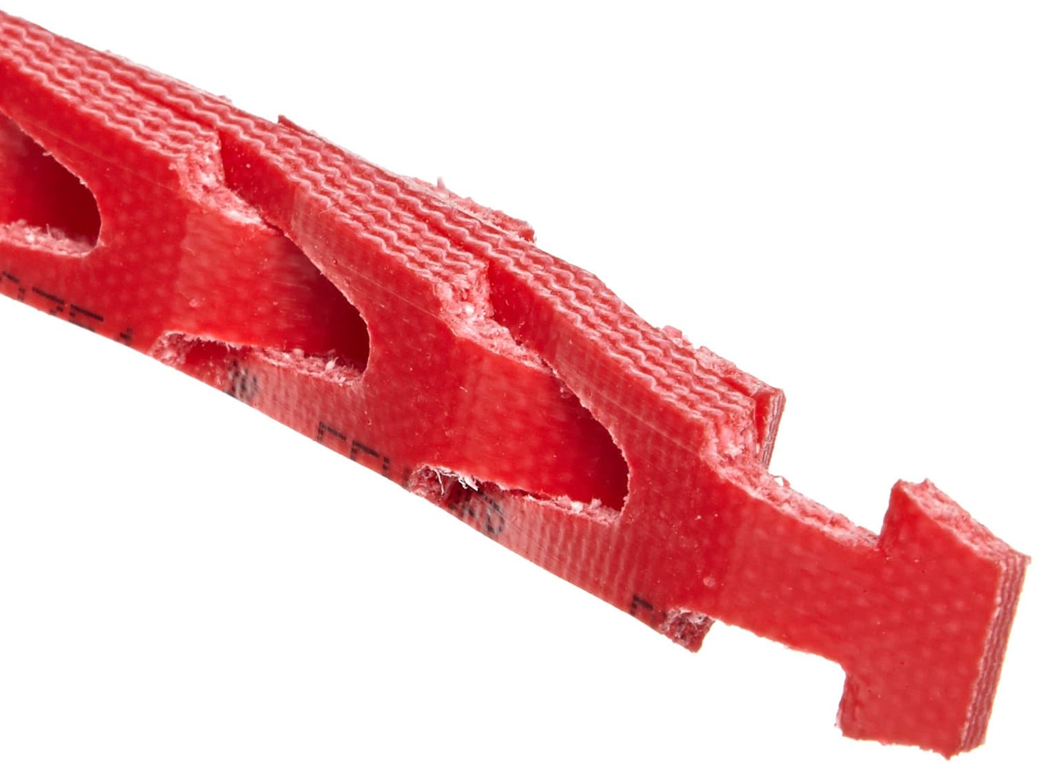 Fenner Drives 405010 PowerTwist Plus V-Belt, 3L Profile, 3/8" Width, 25ft Length Red