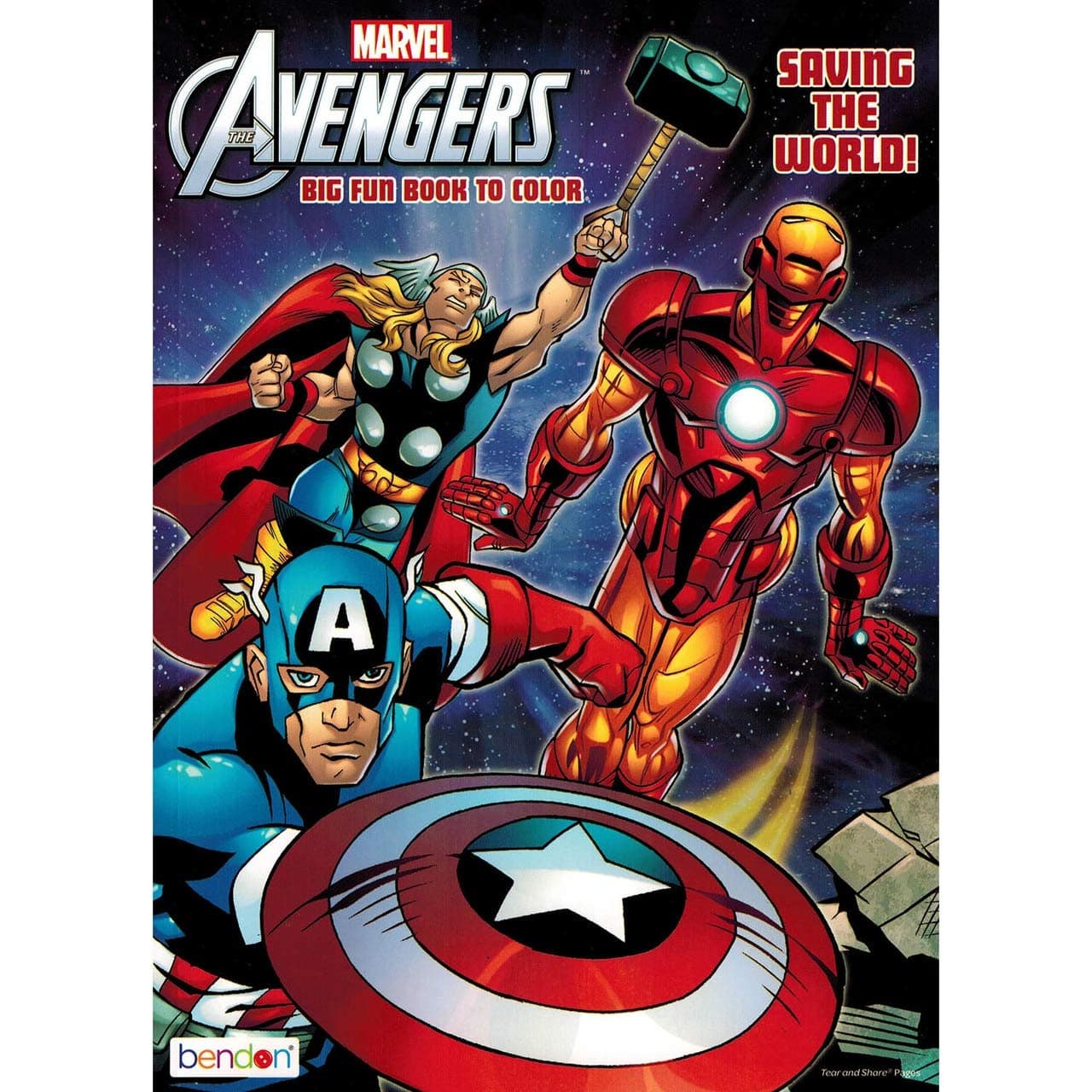 Avengers Big Fun Book to Color - 80 Pages