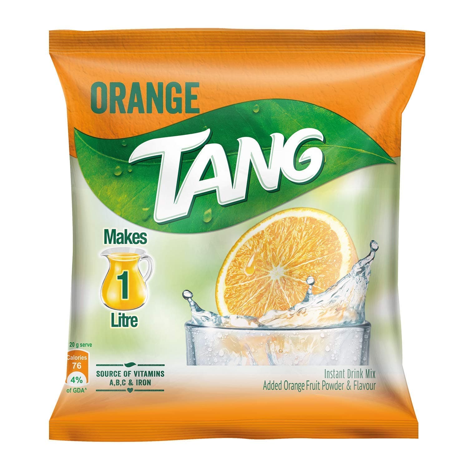 Orange Instant Drink Mix, 100g Pack