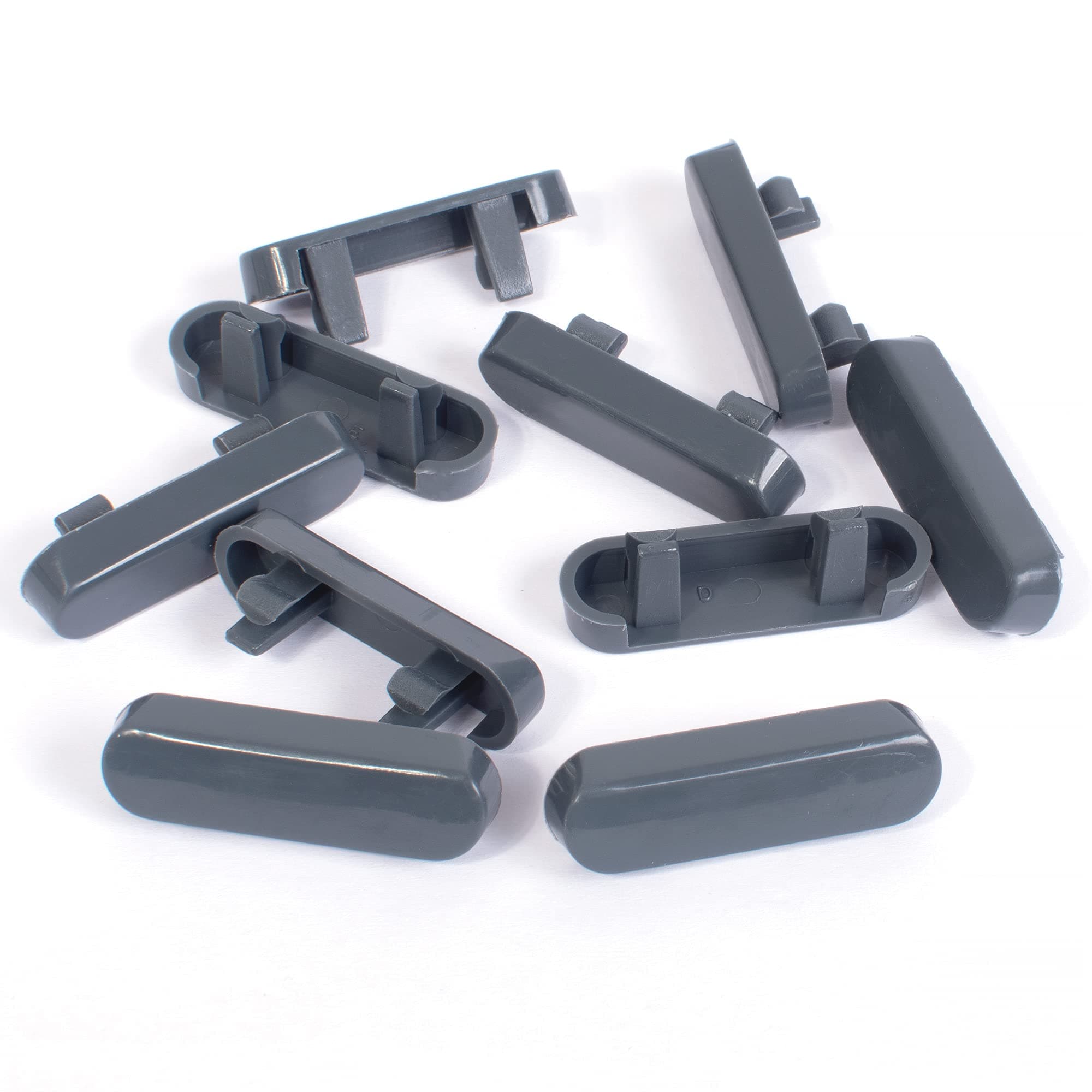 10 x Anthracite Grey Window Drainage Cover Caps Weep Hole Covers for UPVC Windows