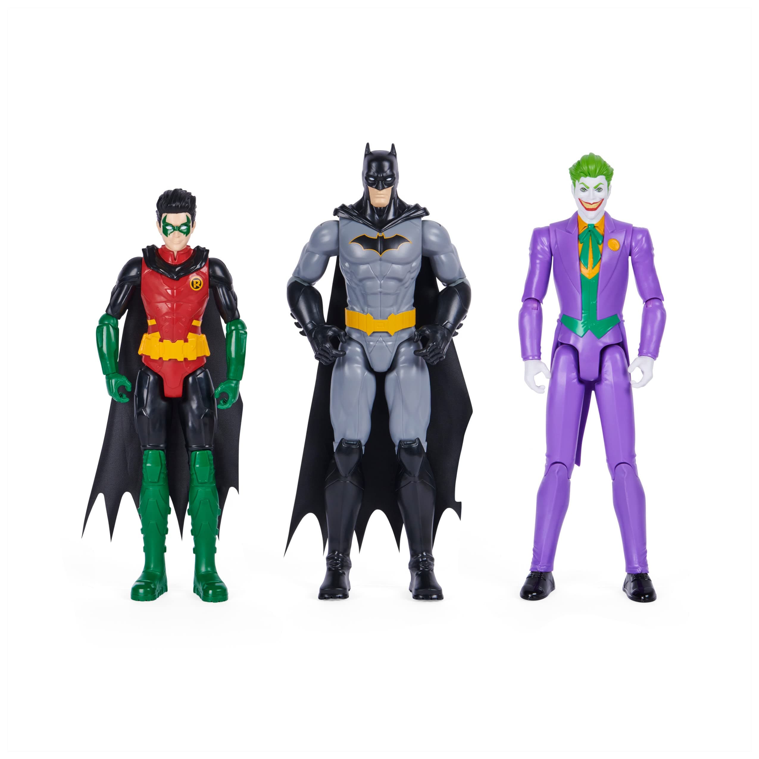 Kinetic Sand DC Comics Batman Rebirth Robin and Joker Figure Set 30 cm with Fabric Cape