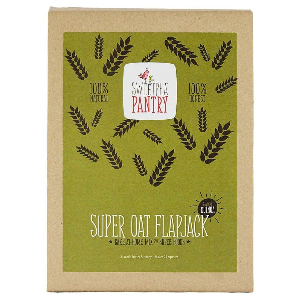 Sweetpea Pantry Super Oat Flapjack With Quionoa 370g (Pack of 3)