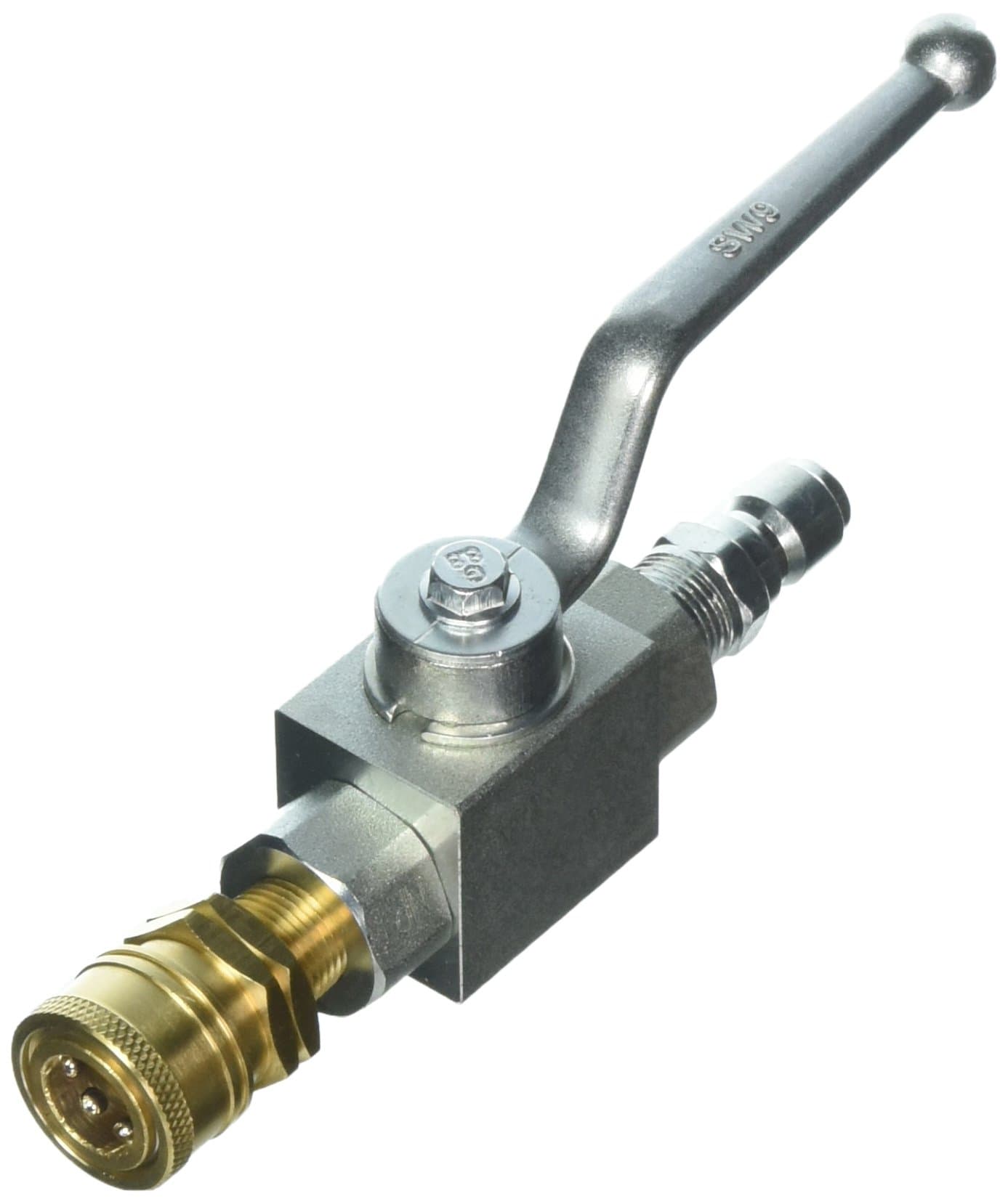 Raptor Blast High Pressure Ball Valve Kit 3/8" Male Plug X 3/8" Female Quick Connect 7250 PSI for High Pressure Hoses (Packs)