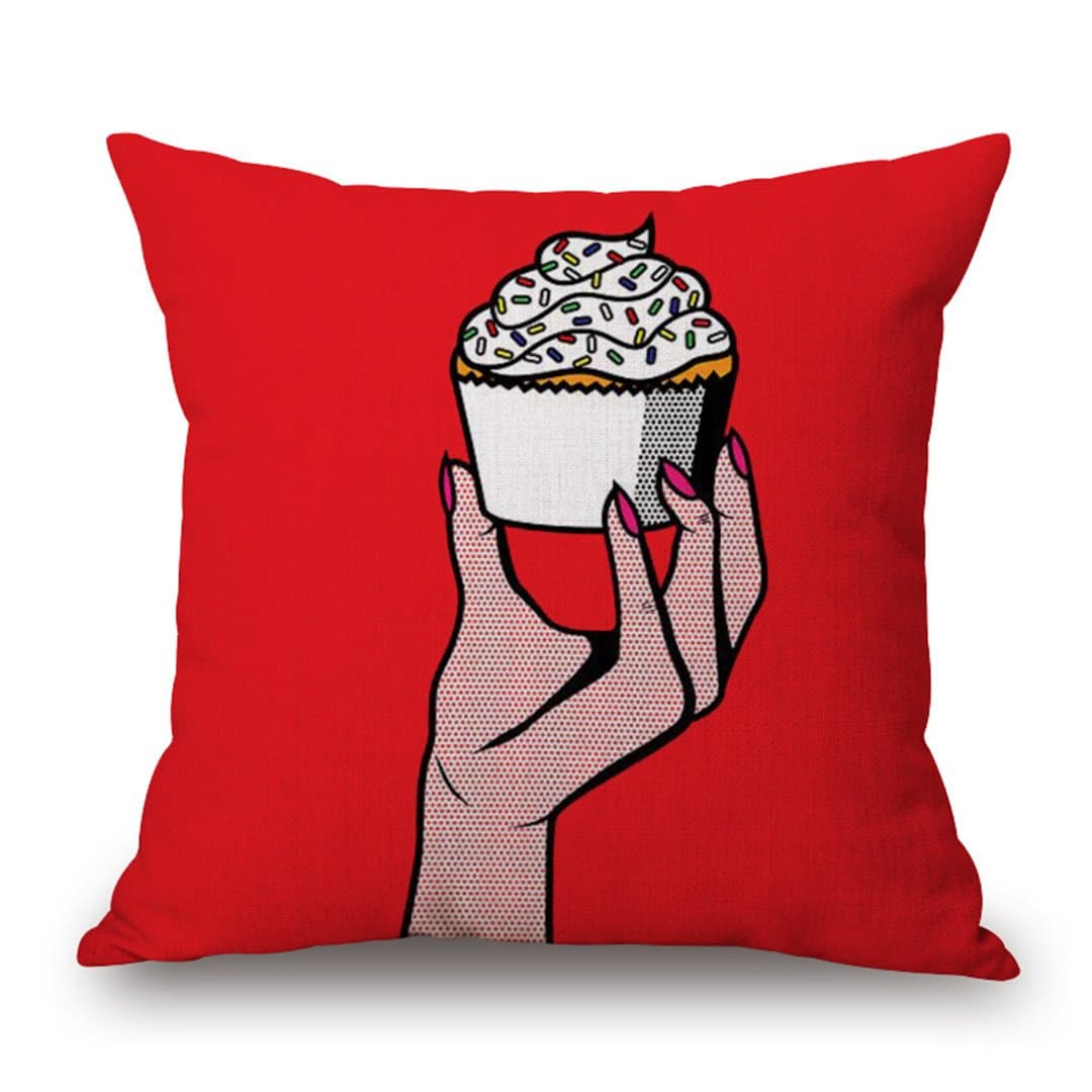 Spbridal Pop Art Throw Pillow Case Decorative Cushion Cover (A)