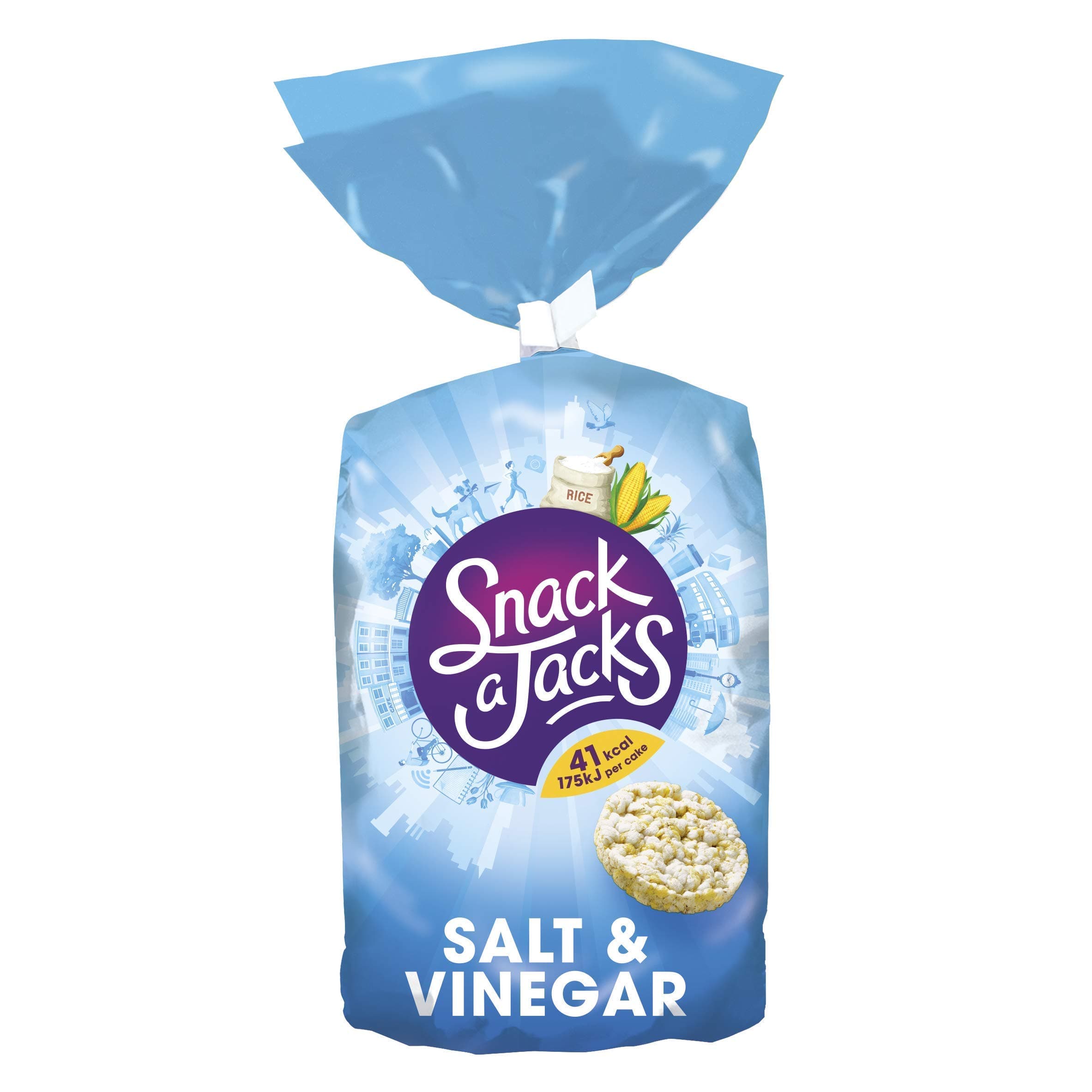 Snack A Jacks Salt & Vinegar Jumbo 126g