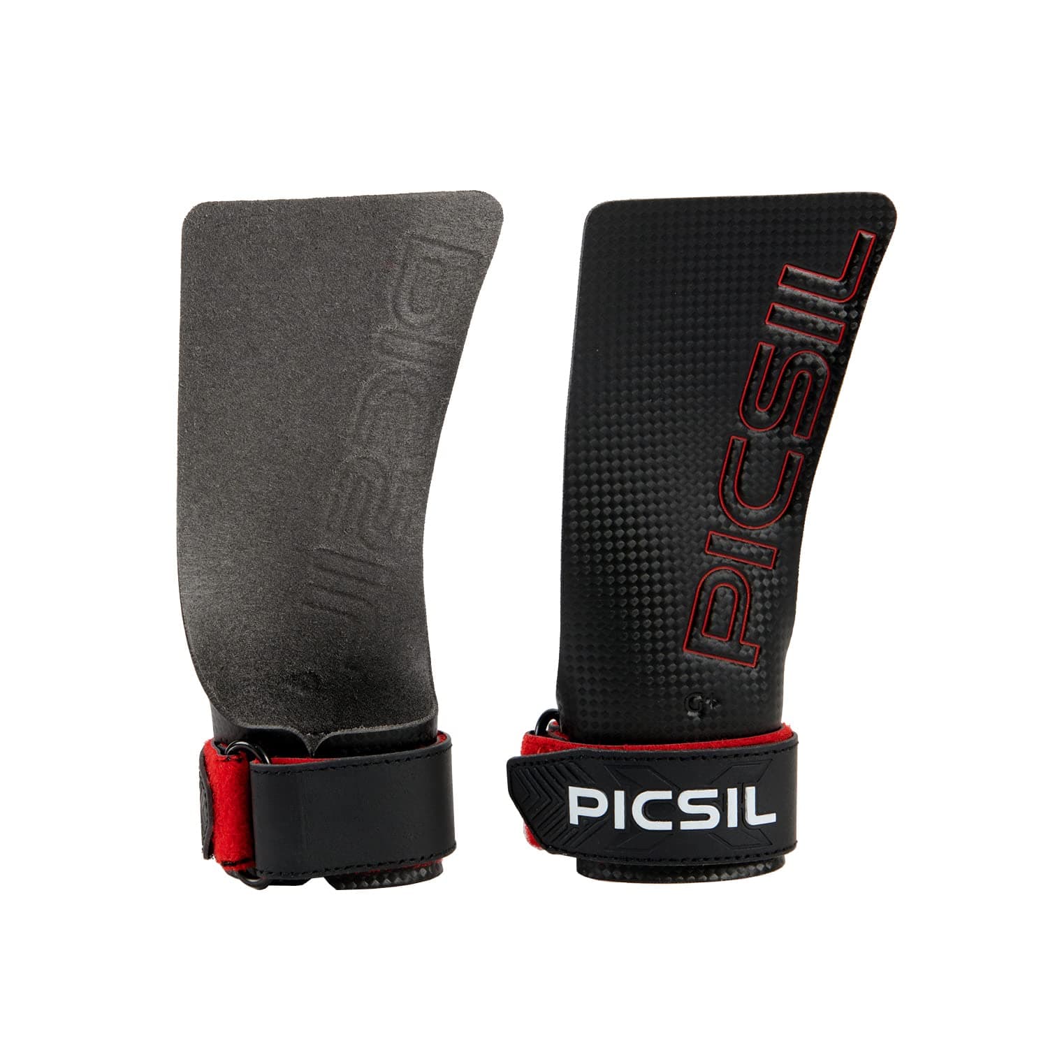 PICSIL - RX Grips | Synthetic Workout & Gymnastics Grips | Ultra-Resistant Carbon Fibre for Cross Training | Helps Prevent Tears & Blisters | Carbon Fibre Material | Use wiht Chalk |