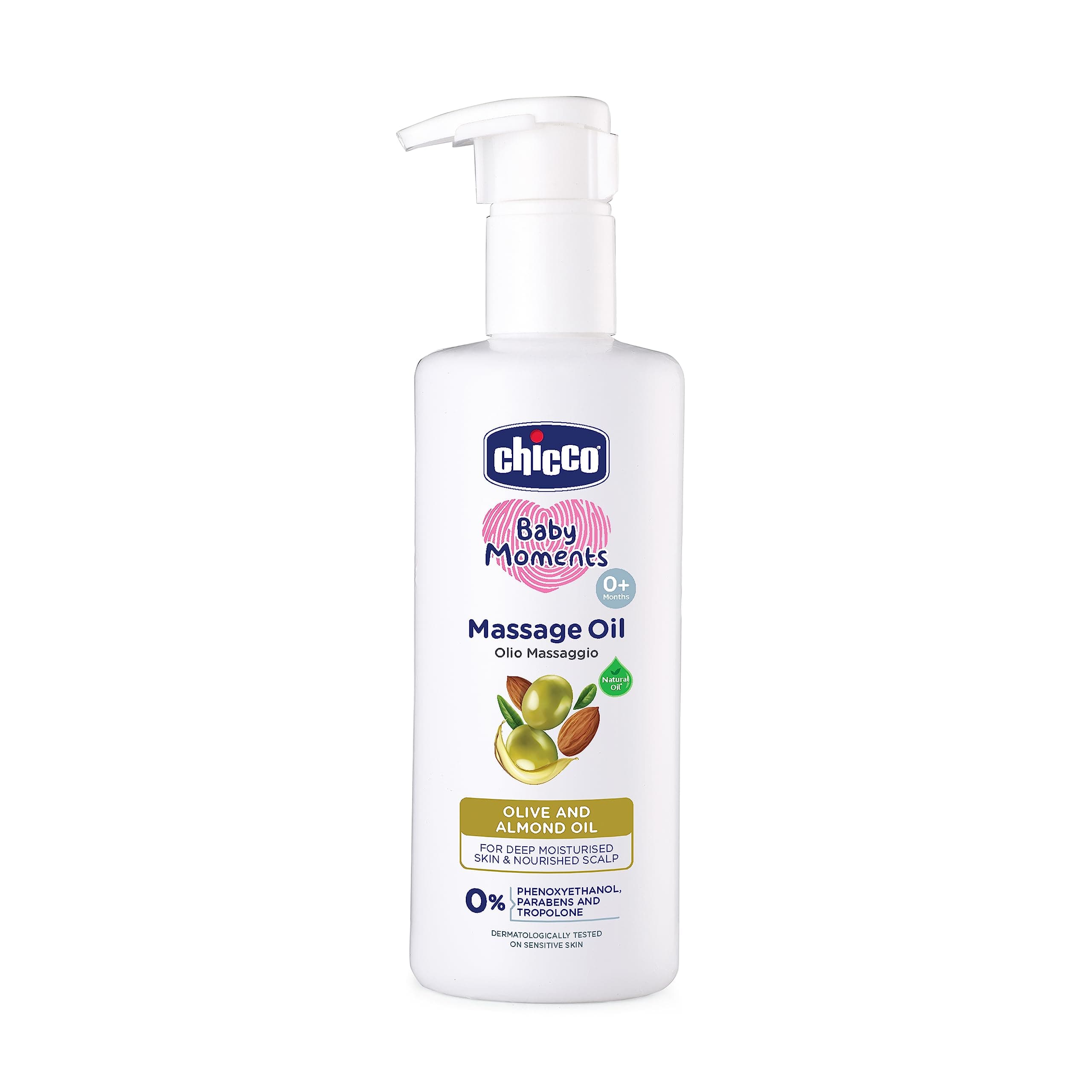 Chicco Baby Moments Massage Oil, (300ml)