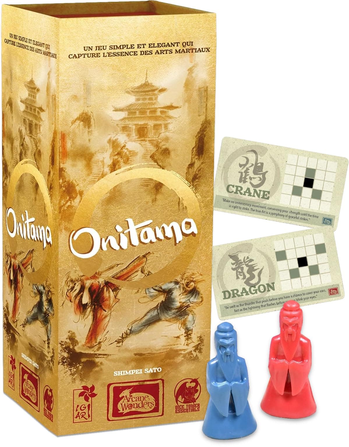 Arcane Wonders Onitama (2 Player Strategy Game), Kids