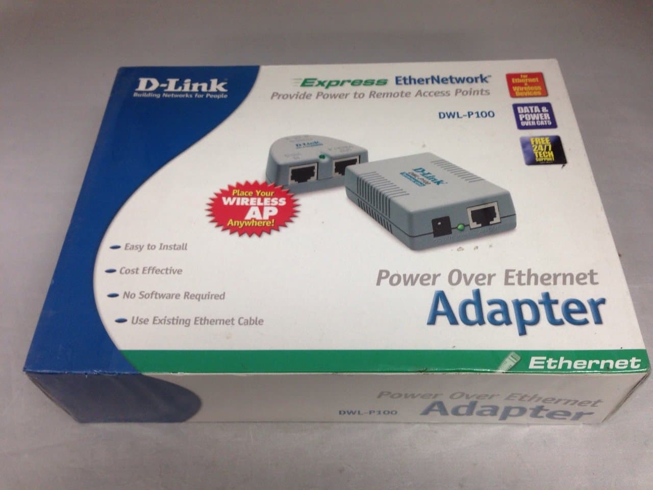 D-Link DWL-P100 Power Over Ethernet Adapter