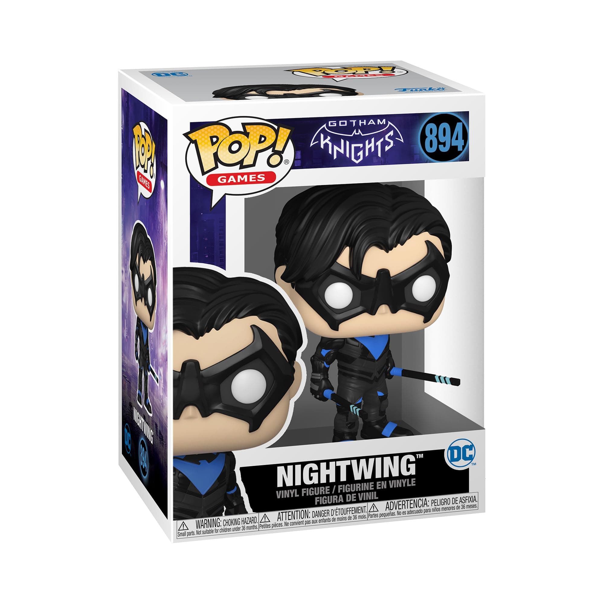 POP! Games: Gotham Knights - Nightwing - Batman - Collectable Vinyl Figure - Gift Idea - Official Merchandise - for Kids & Adults - Video Games Fans - Model Figure for Collectors and Display