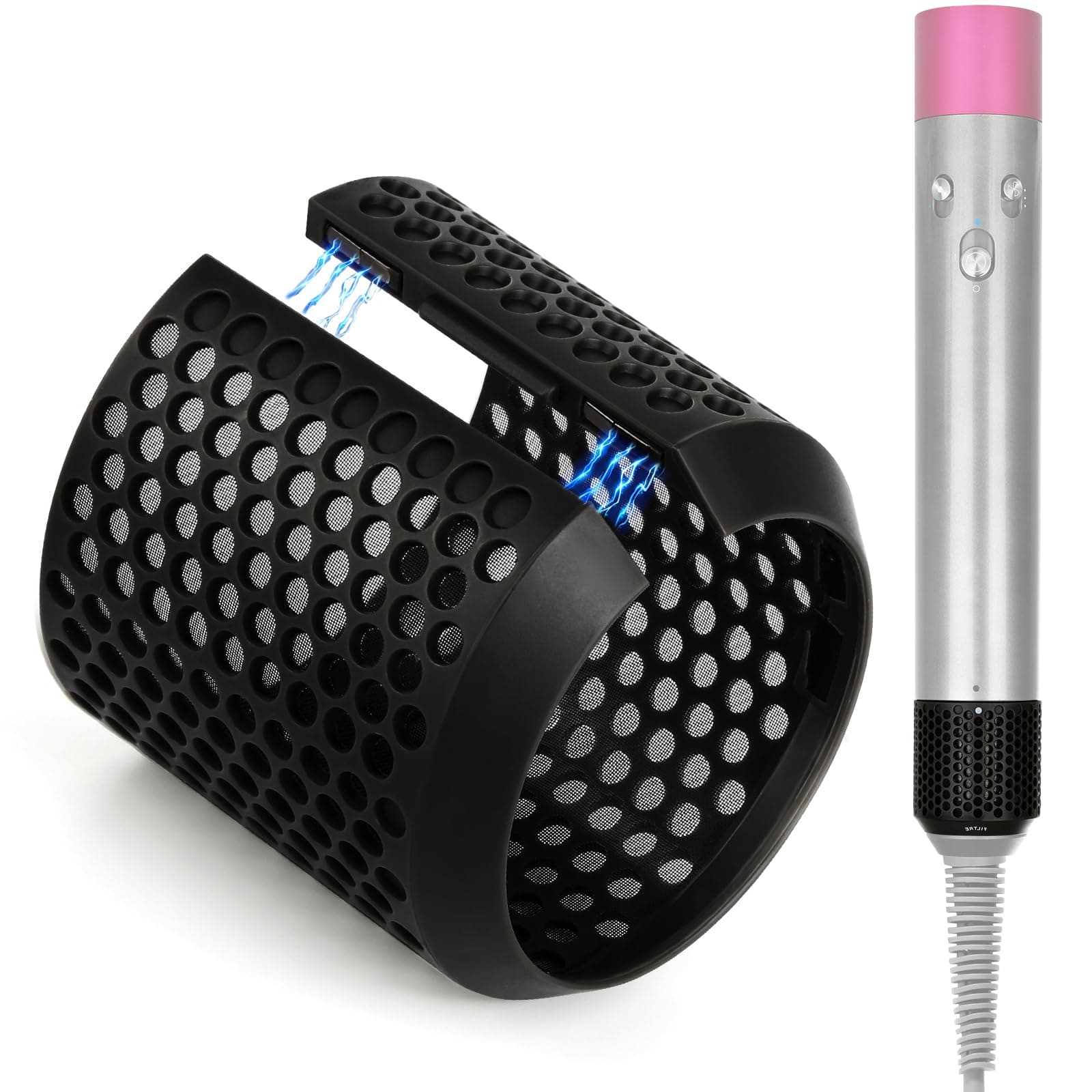 Outer Filter Cage Cover for Dyson Airwrap HS01/HS05, Magnetic Filter Cover Replacement Attachment Compatible with Airwrap Styler, for Part NO.969758-06