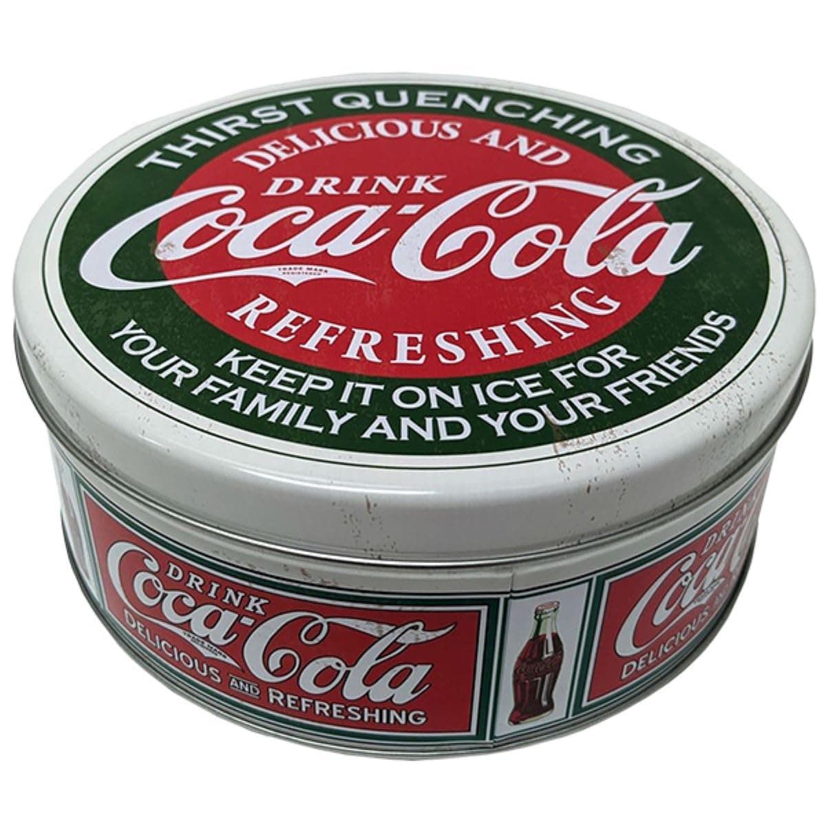 Distress Printed - Coca Cola Round Treat Collectible