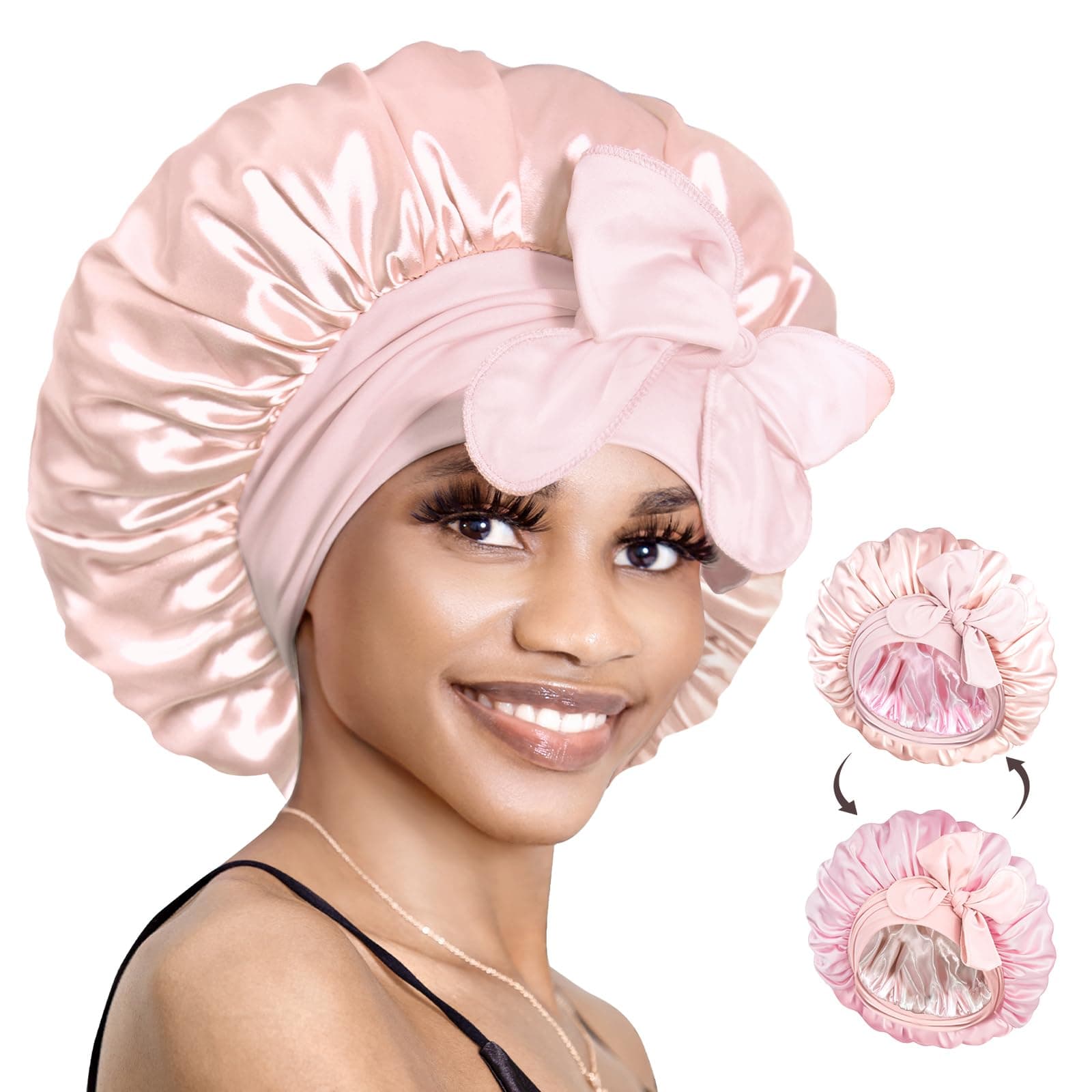 Silk Bonnet Sleeping Satin Bonnet Hair Bonnet Braid Bonnet