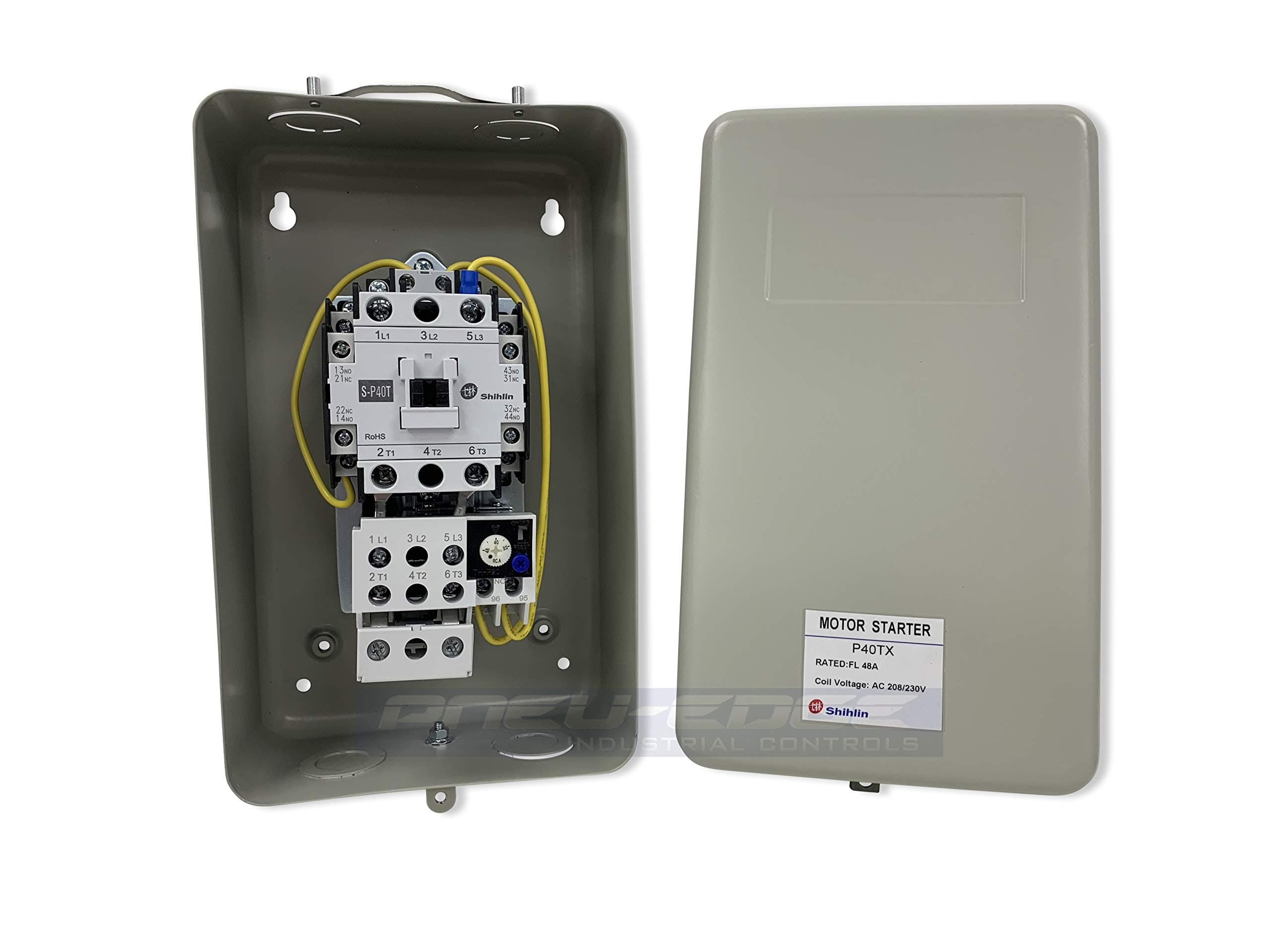 Motor Starter 20 or 25 or 30 hp 3ph 230V magnetic starter control from Shihlin 80 amp for air compressor electric motor