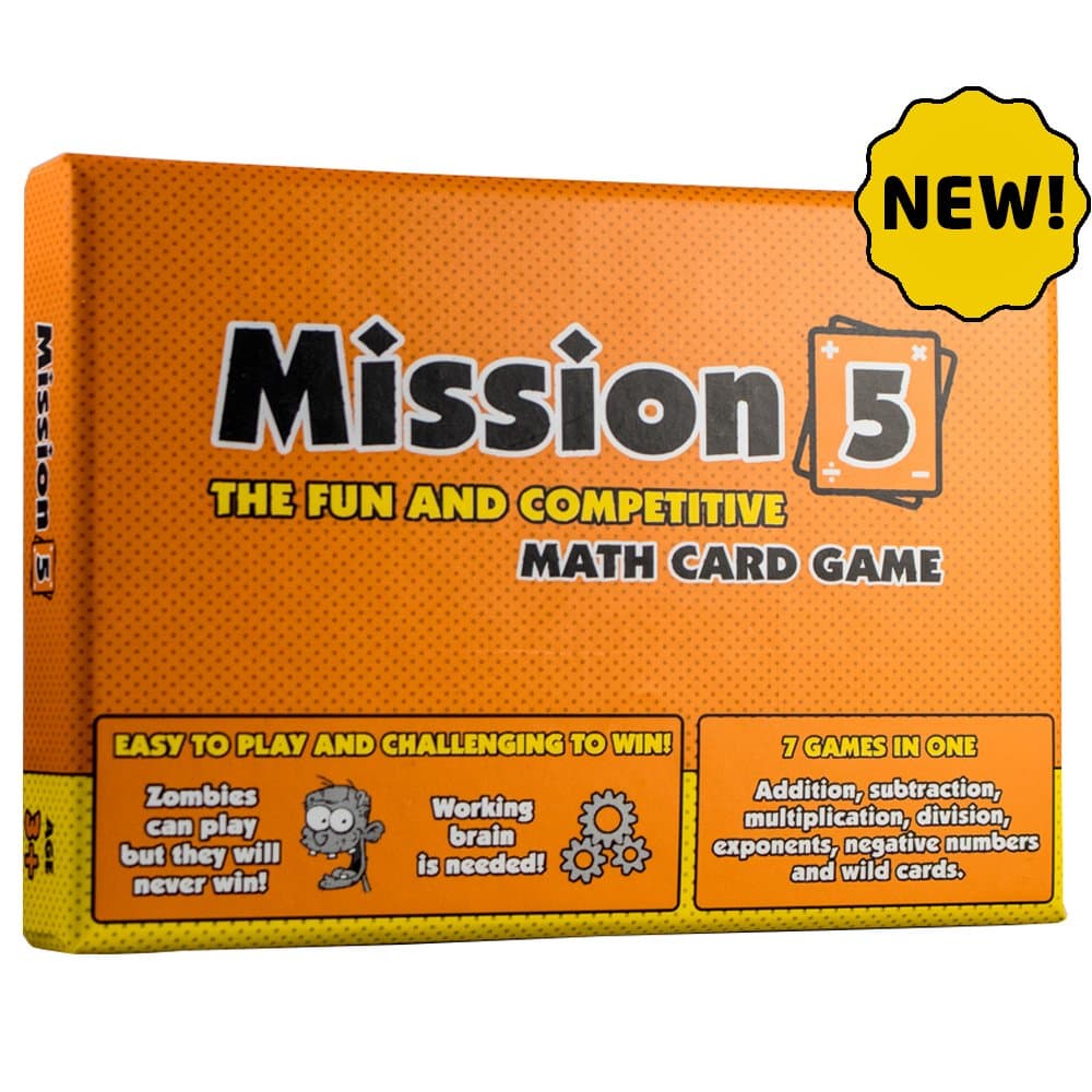 Mission 5 Math Card Game