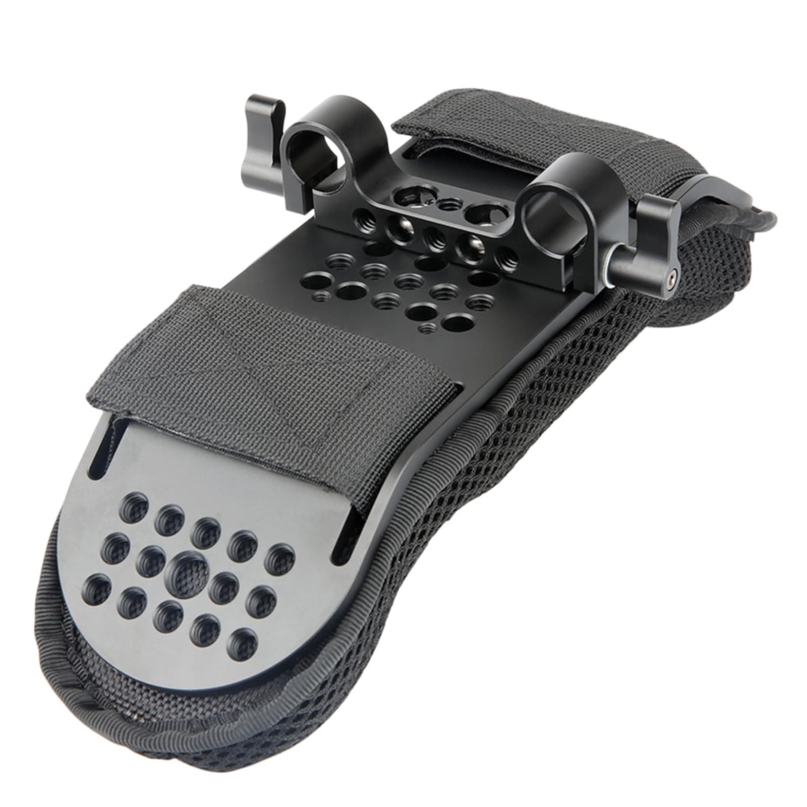 NICEYRIG Steady Shoulder Mount/Shoulder Pad for Video Camcorder Camera DV/DC 15mm Rod Rail Support System DSLR Rig (15mm Railblock)