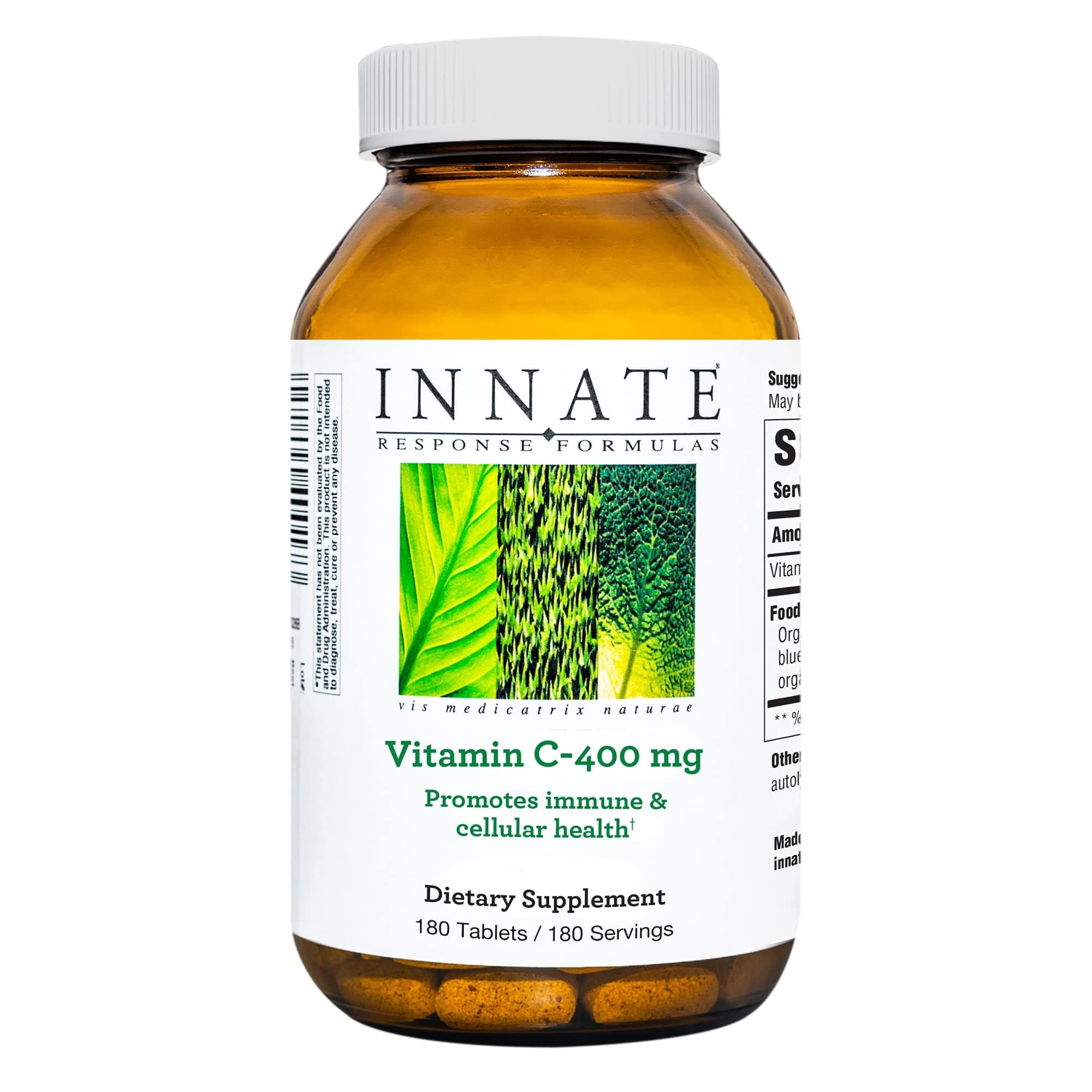 INNATE Response FormulasVitamin C 400 Mg. 180 Tablets 175666