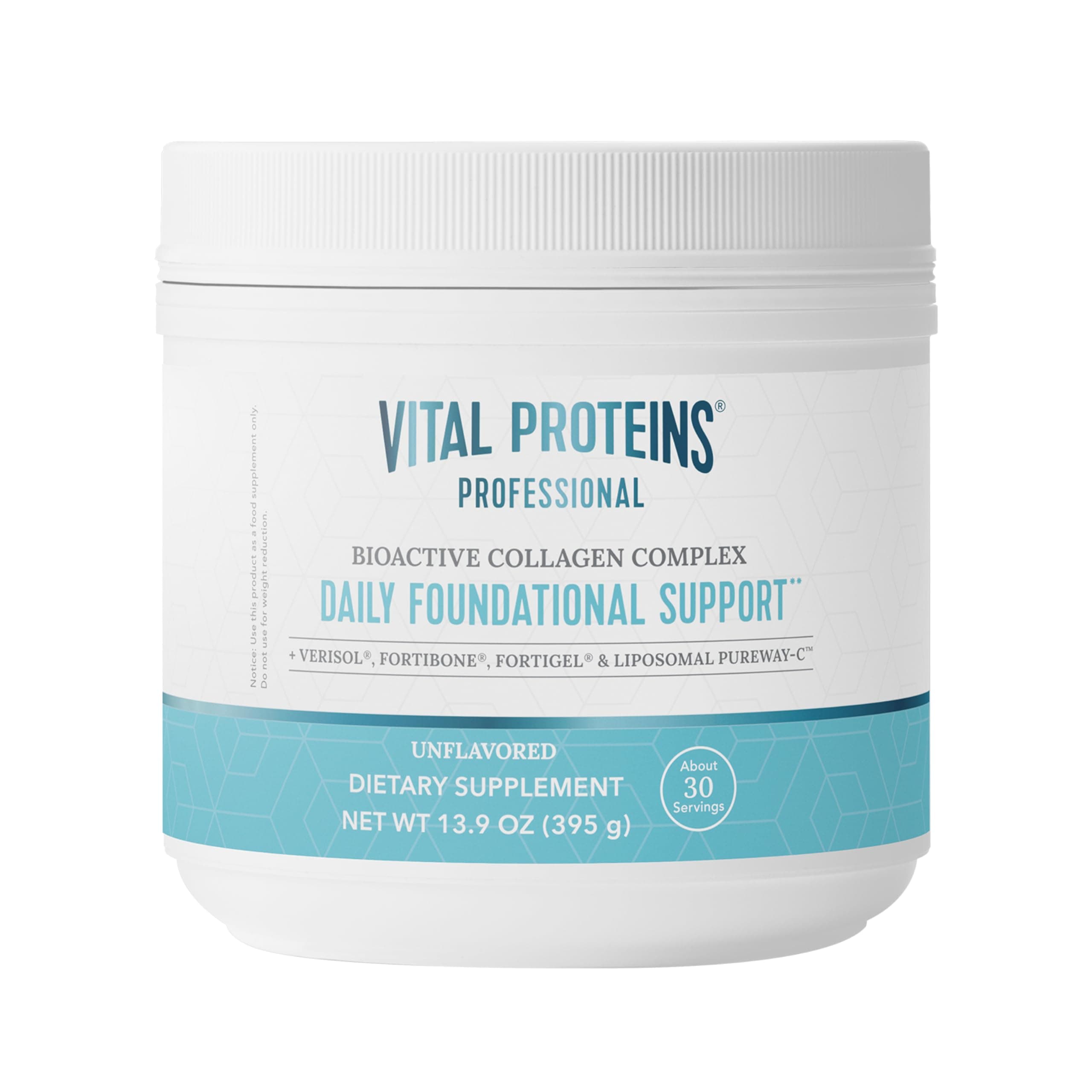 Professional Daily Foundational Support, 12g Bioactive Collagen Peptides, Reduces Fine Lines & Wrinkles, Supports Joint Mobility**