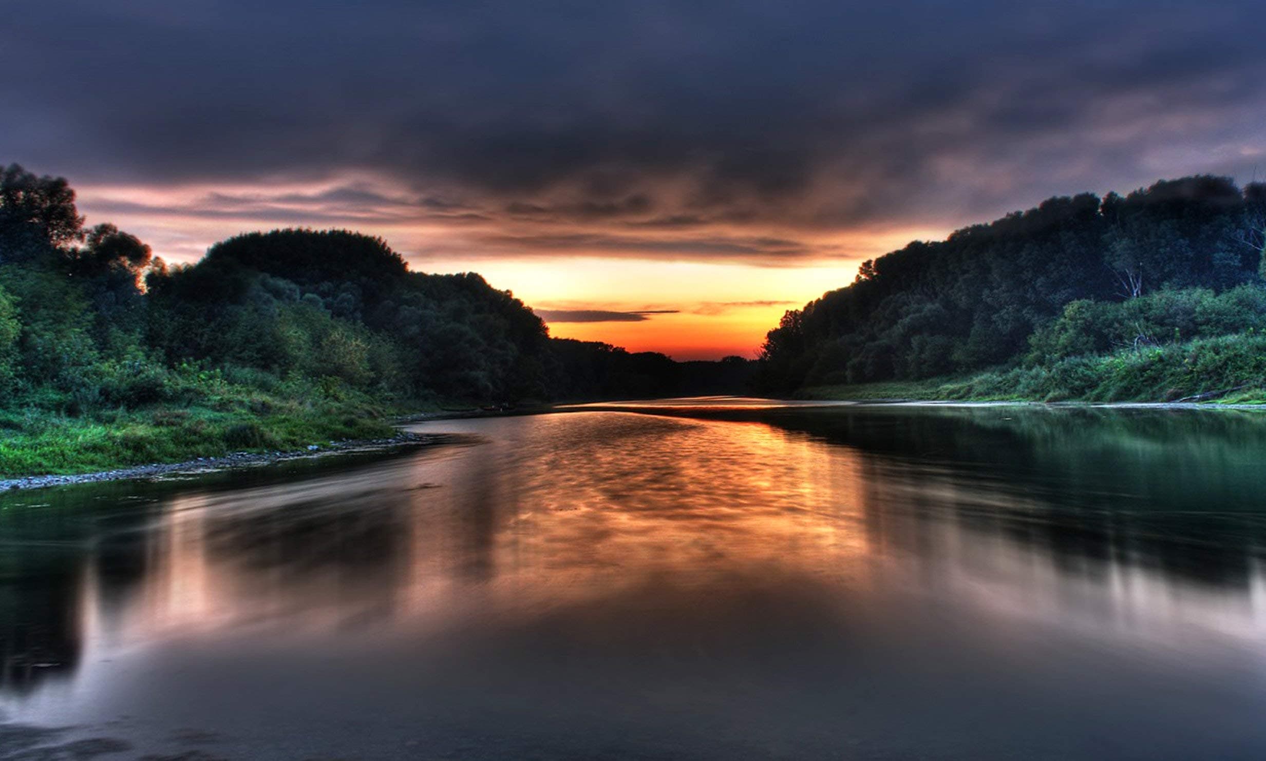 LANDSCAPE CANVAS ART PRINT SCENIC ARTWORK PICTURE 34" X 20" MOUNTED READY TO HANG by Canvas Interiors