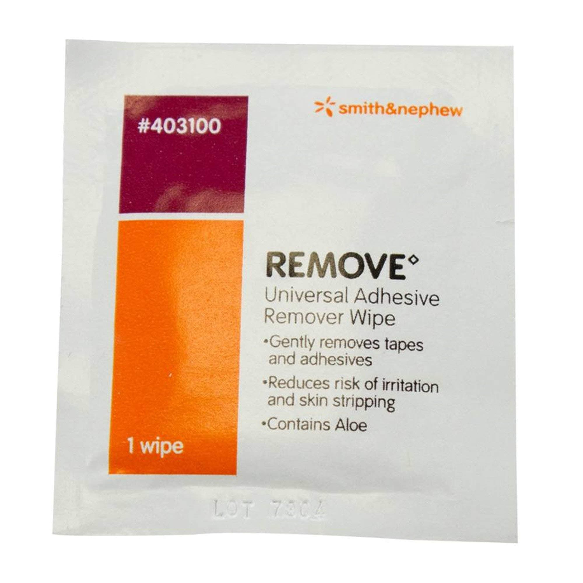 Smith and Nephew Remove Adhesive Remover Wipes 403100 50-count