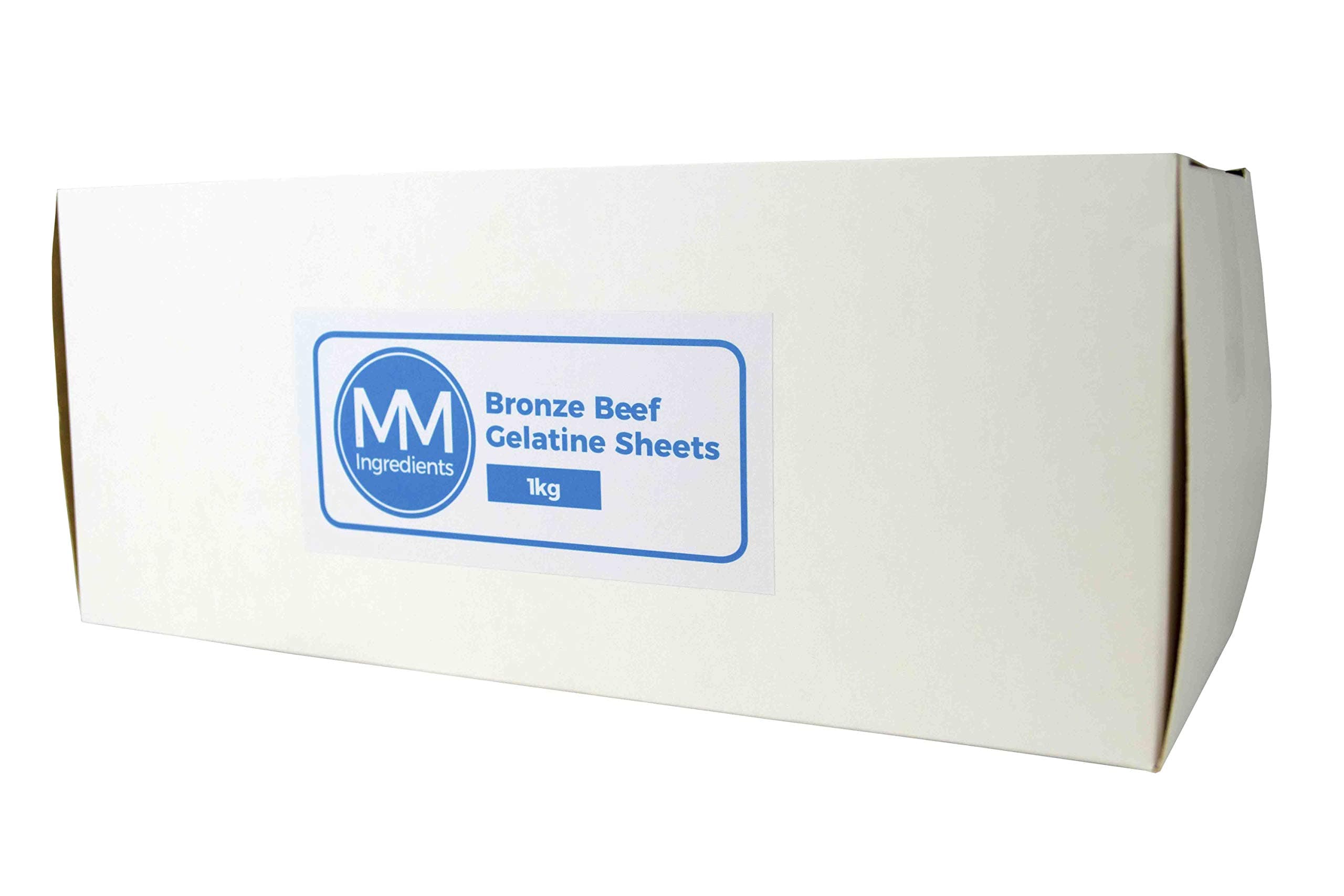 Leaf Gelatine Beef Bronze 1KG (Approx 300 sheets)