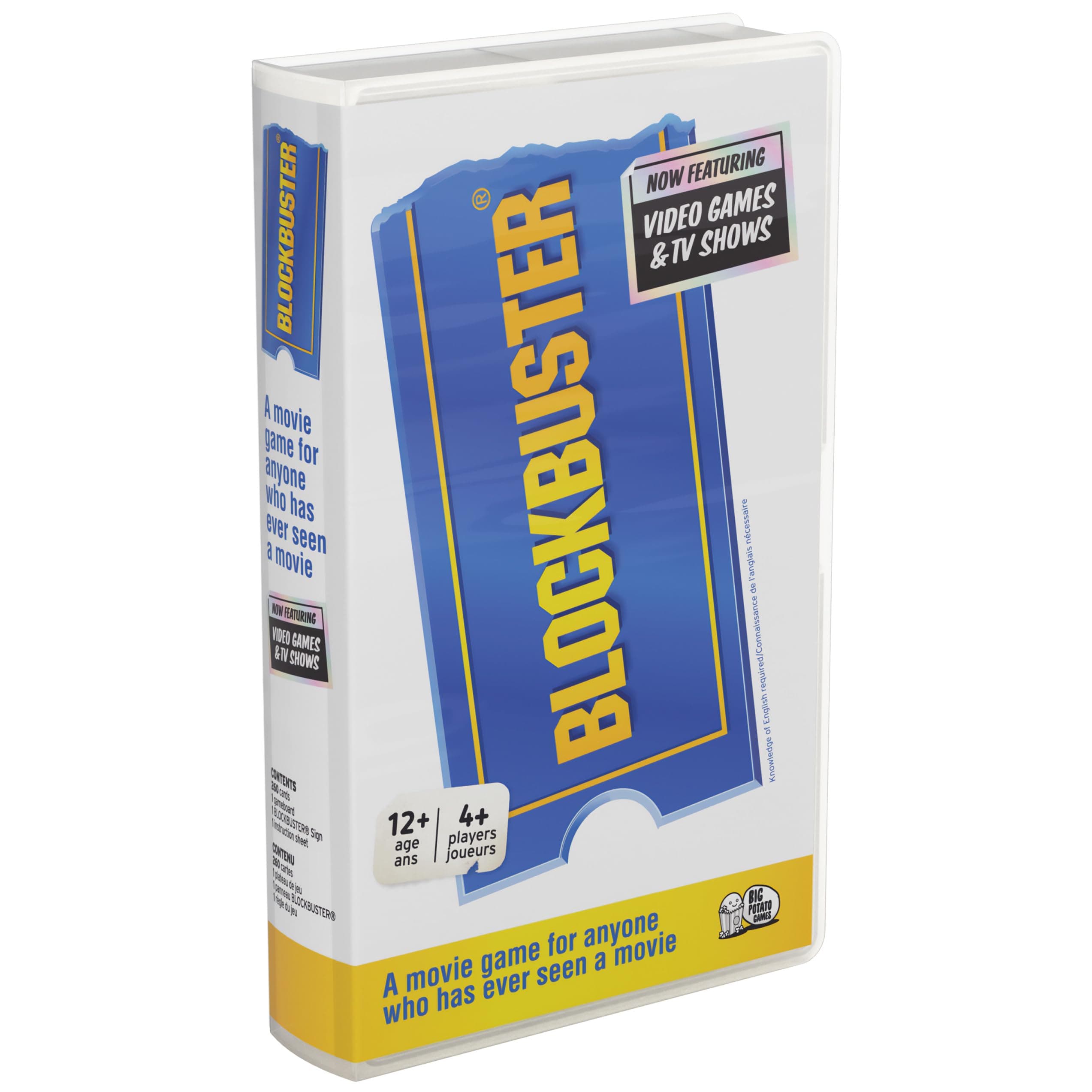 The Blockbuster Game: A Movie Party Game for The Whole Family- Now Featuring Video Games & TV Shows!
