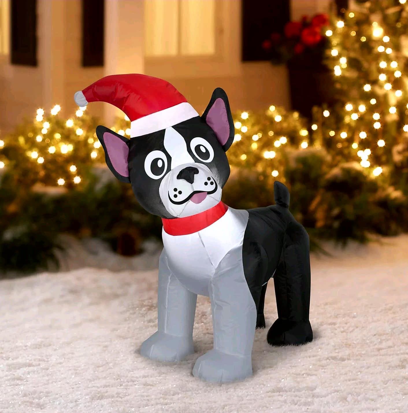 Airblown Inflatable Boston Terrier 3.5ft tall by Gemmy Industries (1)