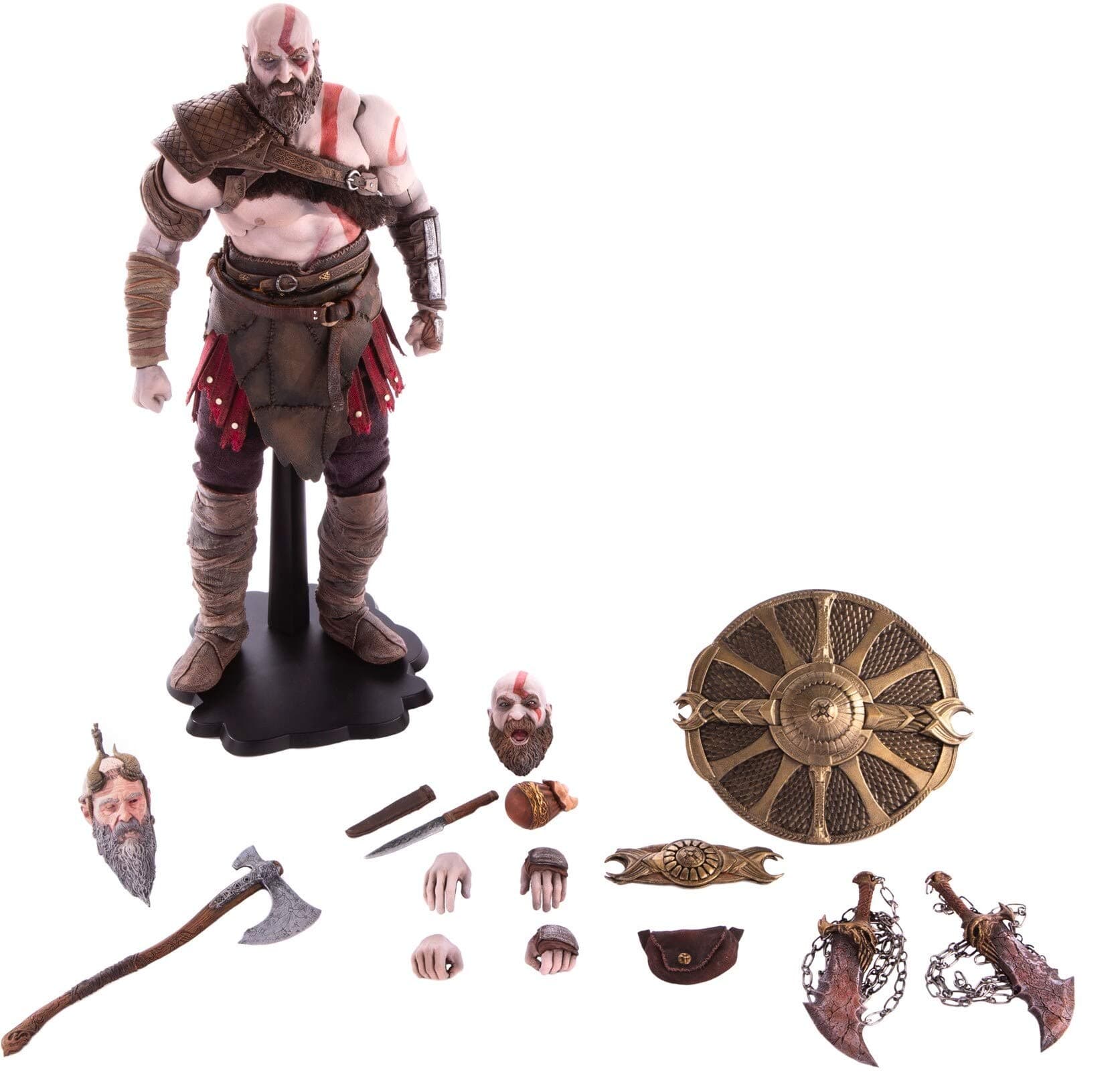 Mondo Tees God of War: Kratos 1: 6 Scale Deluxe Collectible Figure, multicolor