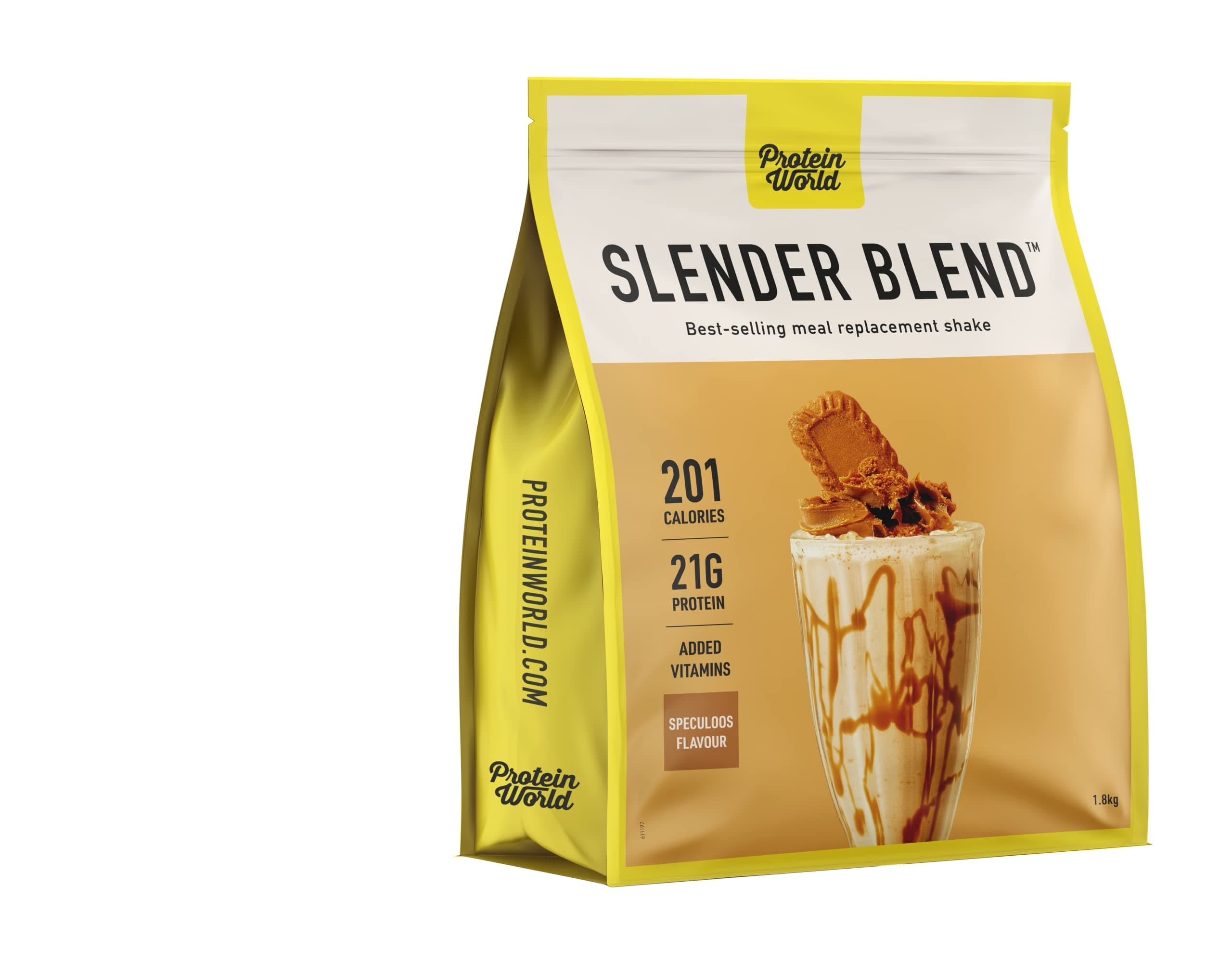 Protein World - Slender Blend™ - Meal Replacement Weight Loss Shake (Speculoos Biscuit Flavour, 1 Month (1.8kg))