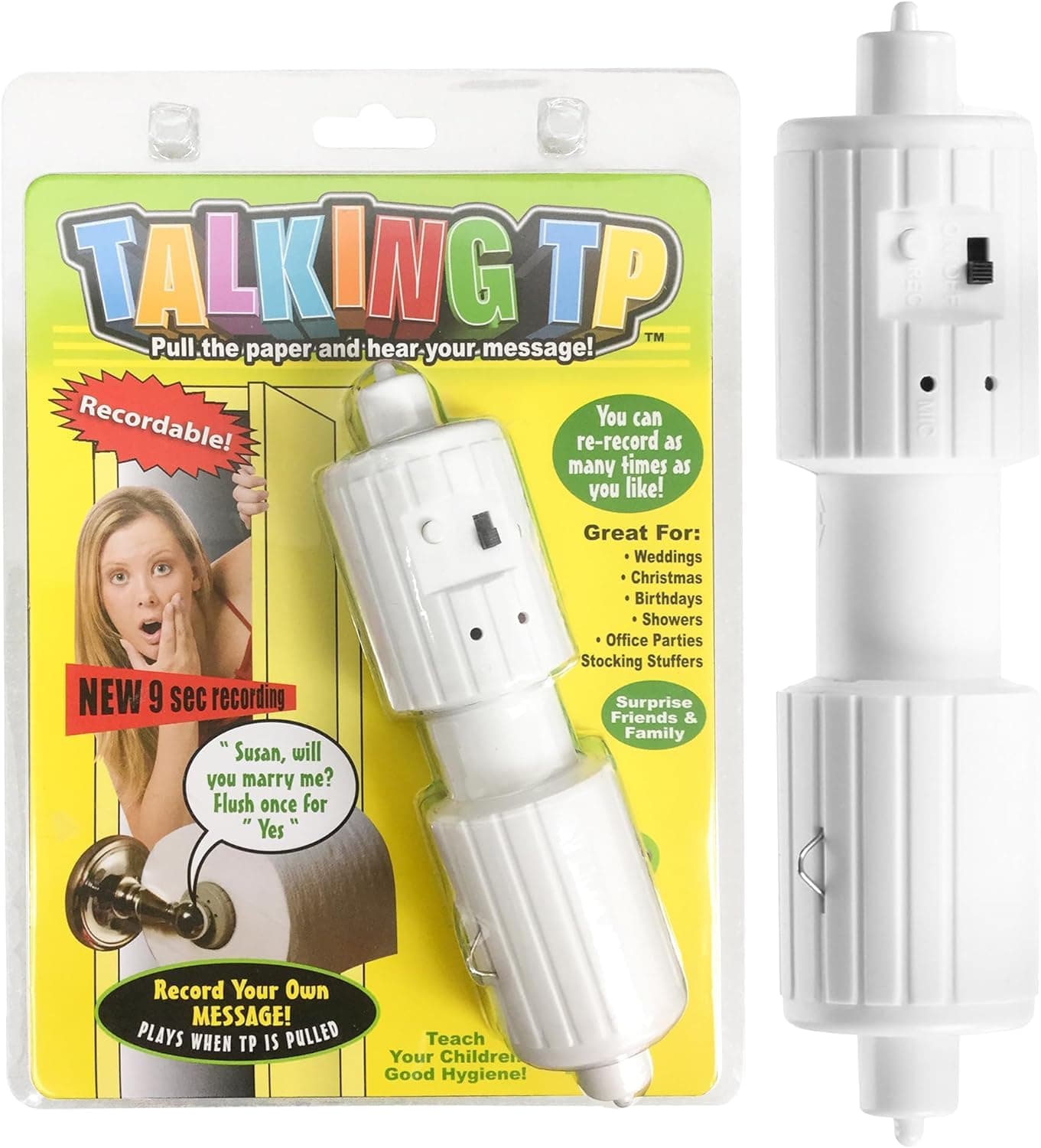Talking TP- Talking Toilet Paper Roll Holder