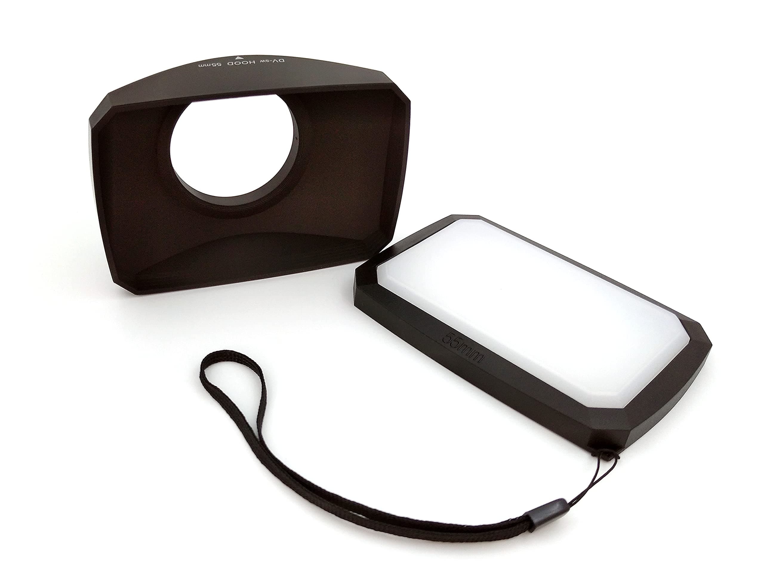 55mm 16:9 Wide Angle Lens Hood Compatible for Sony FDR AX40 AX53 AX55 Camcorder Camera Accessories