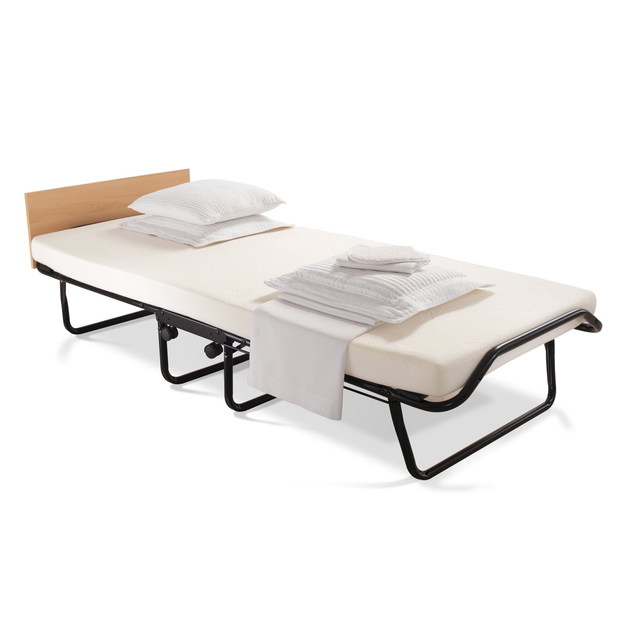 JAY-BE Contour Regular Folding Bed with Memory Foam Mattress and Headboard