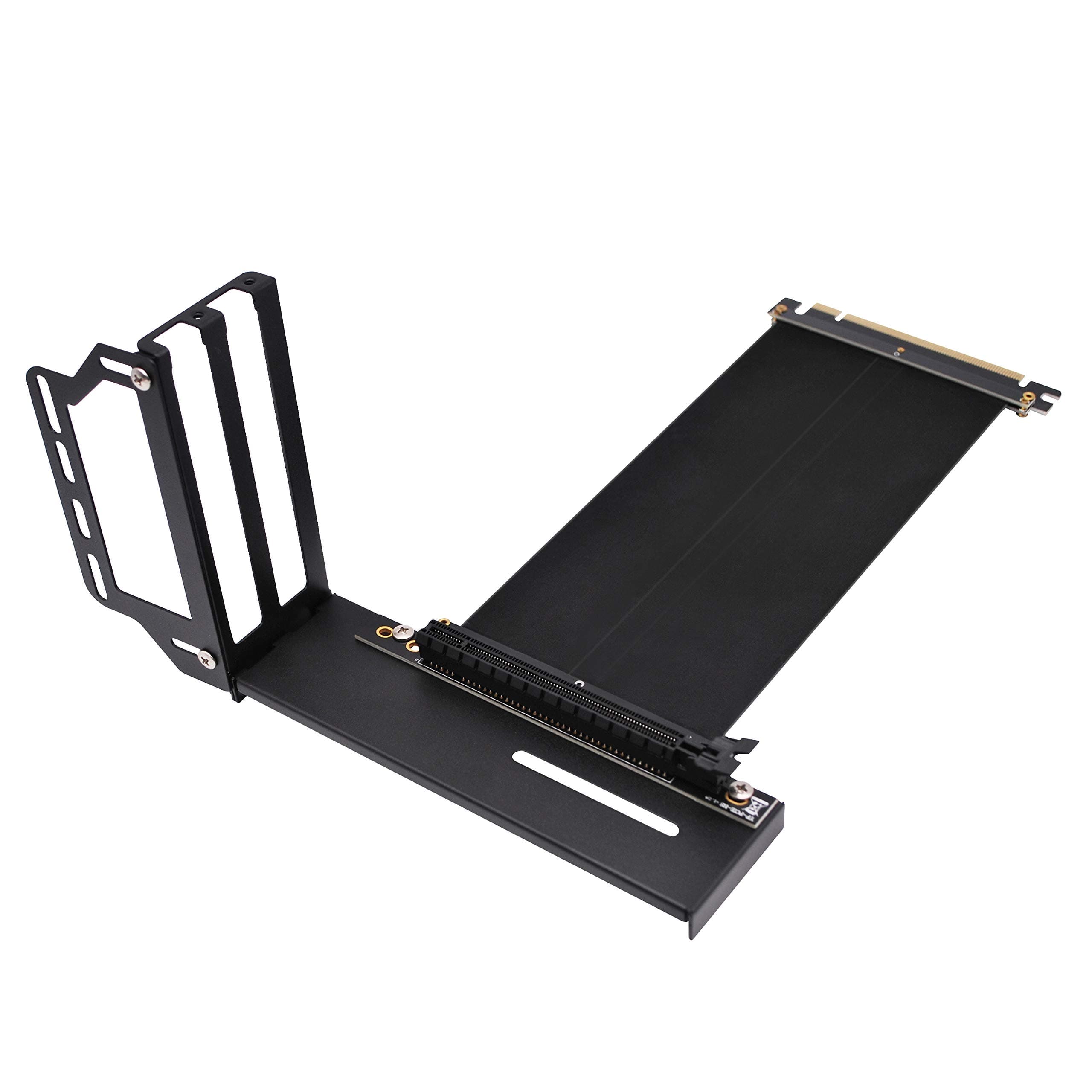 EZDIY-FAB Vertical Graphics Card Holder Bracket,GPU Mount,Video Card VGA Support Kit with Riser Cable